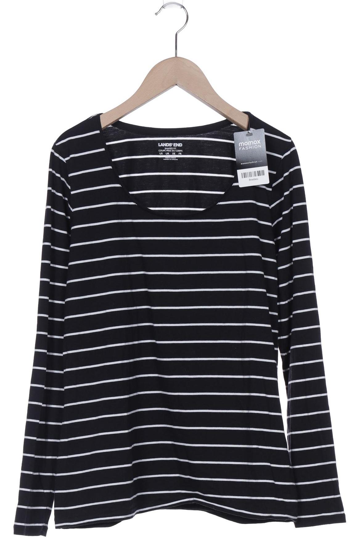

Lands End Damen Langarmshirt, marineblau, Gr. 38
