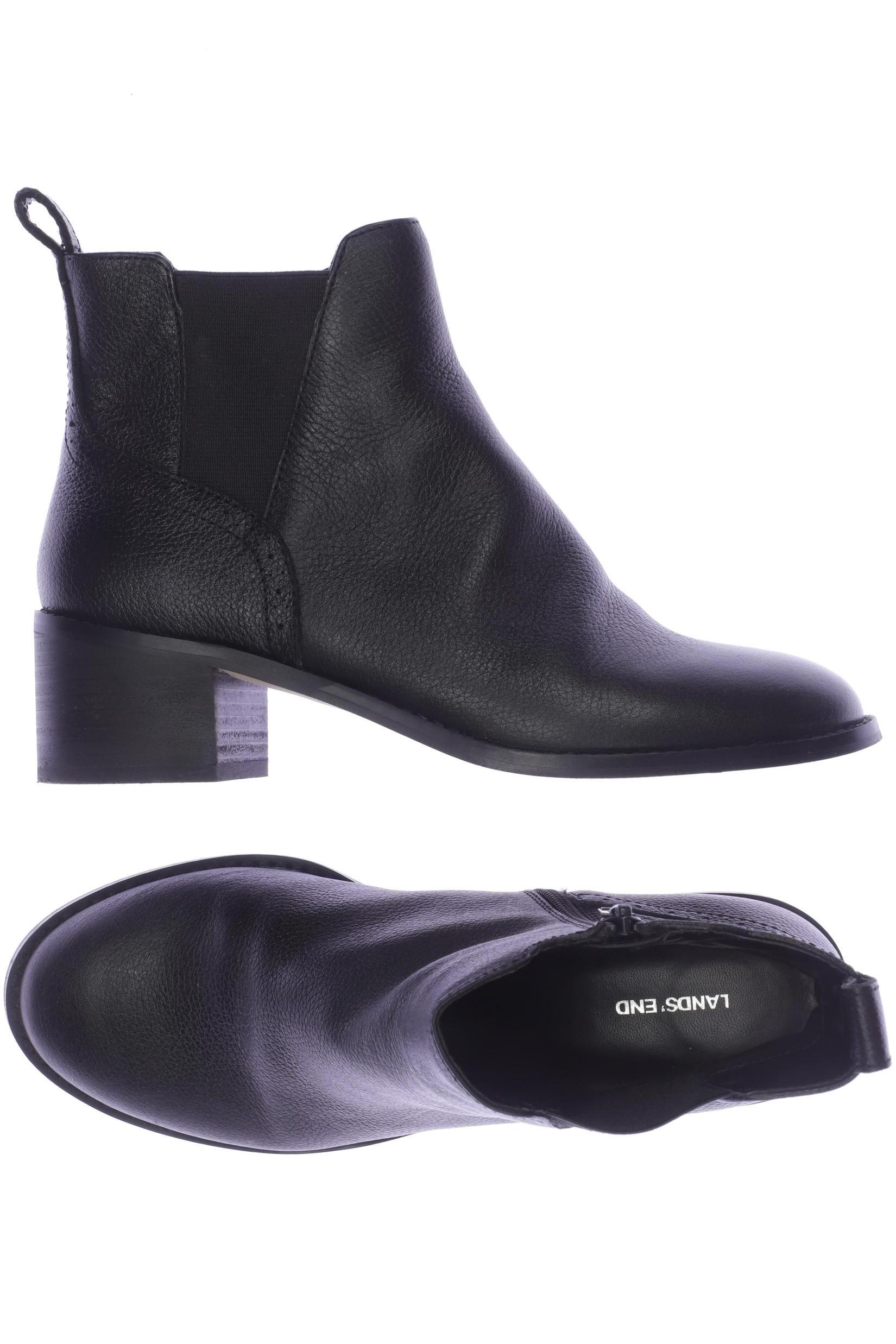 

Lands End Damen Stiefelette, schwarz, Gr. 38
