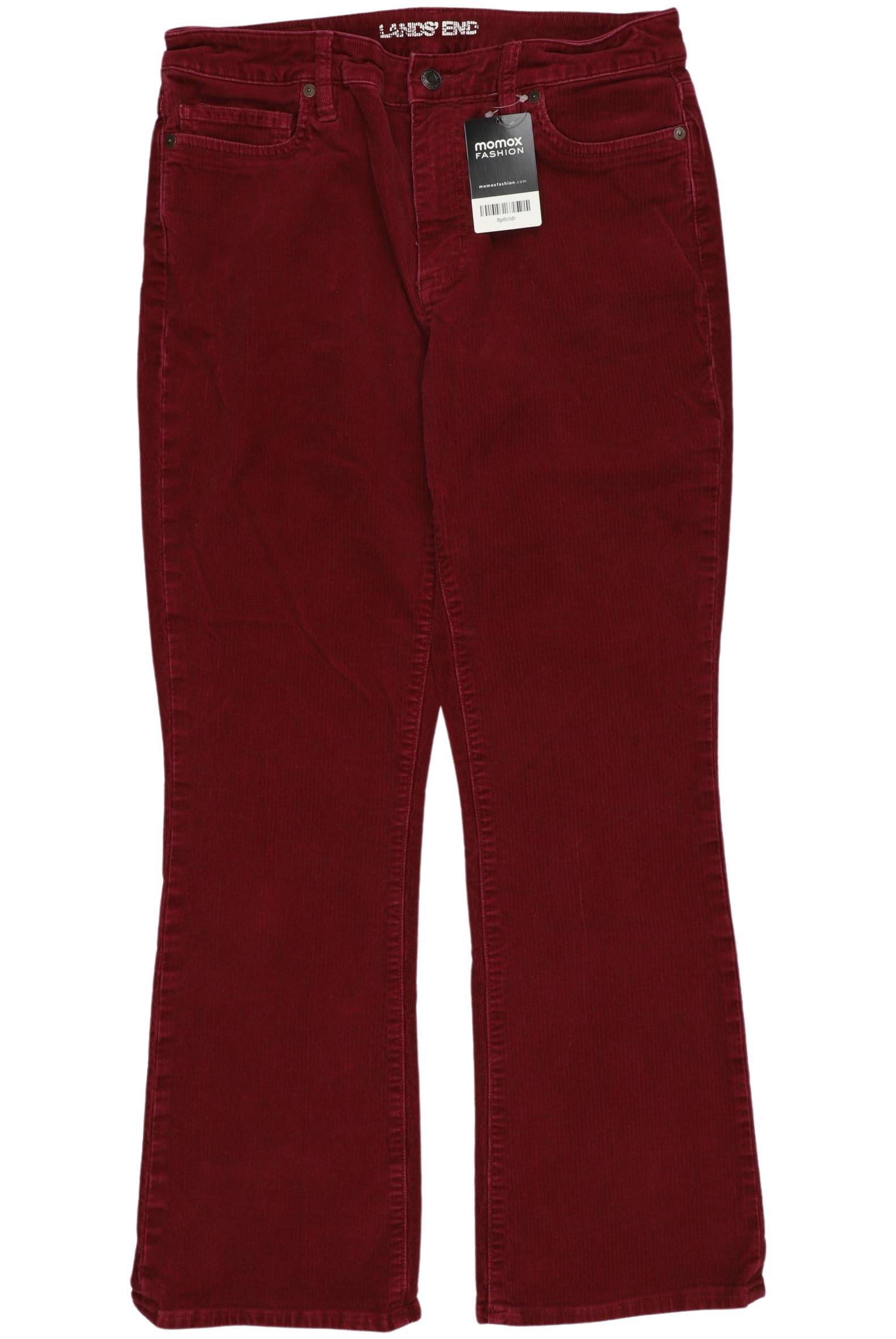 

Lands End Damen Stoffhose, bordeaux, Gr. 40