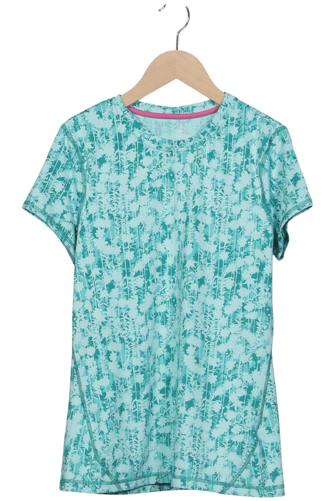 

Lands End Damen T-Shirt, türkis, Gr. 36