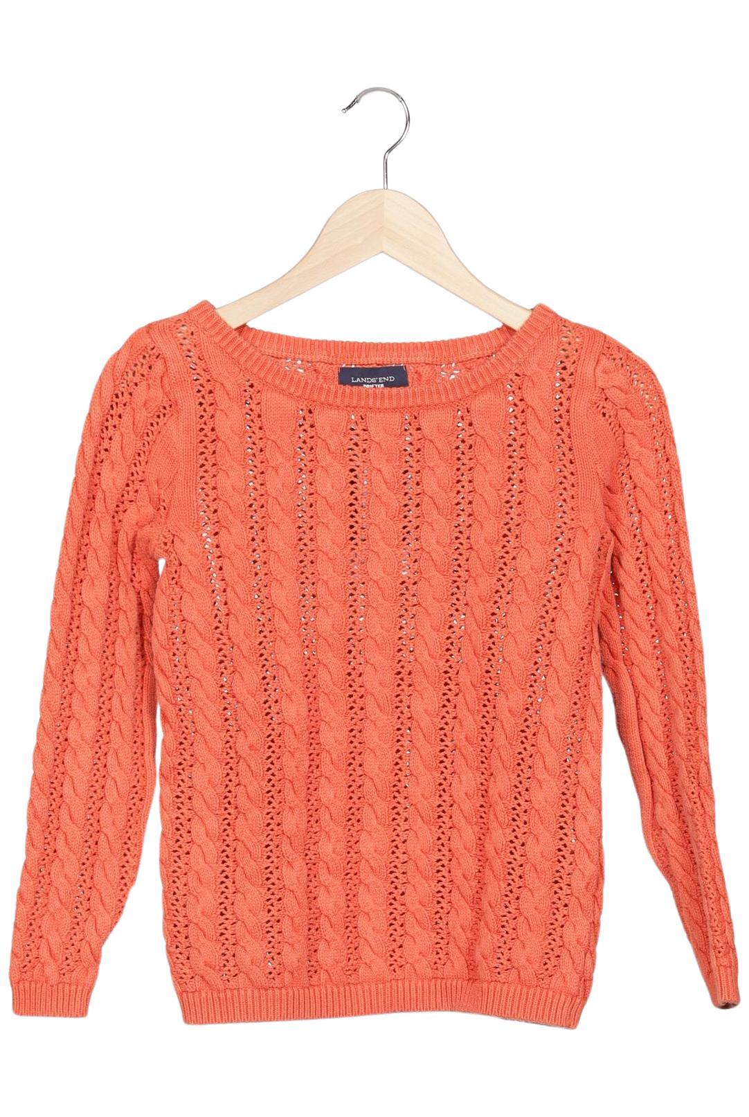 

Lands End Damen Pullover, orange, Gr. 36