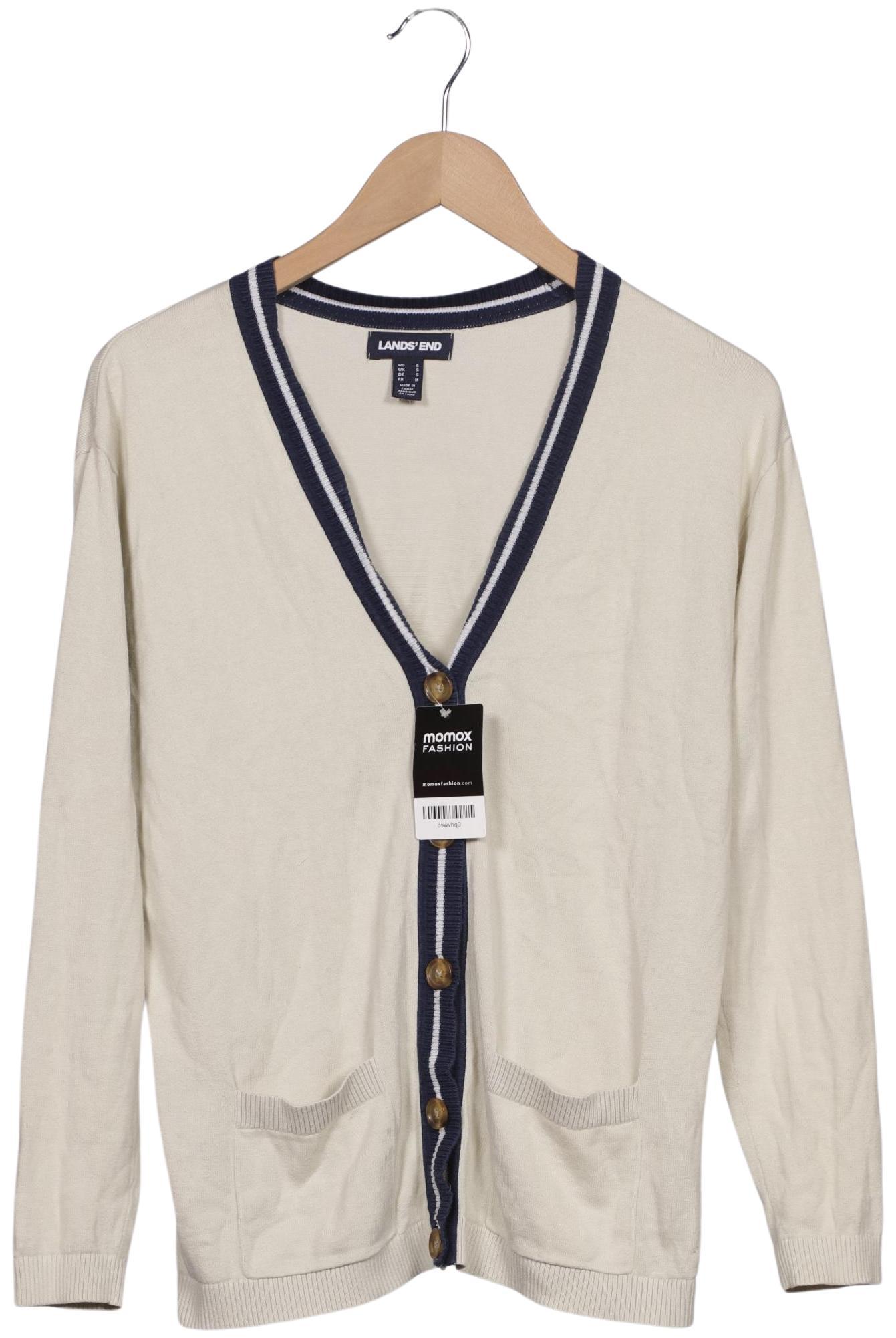 

Lands End Damen Strickjacke, cremeweiß, Gr. 36