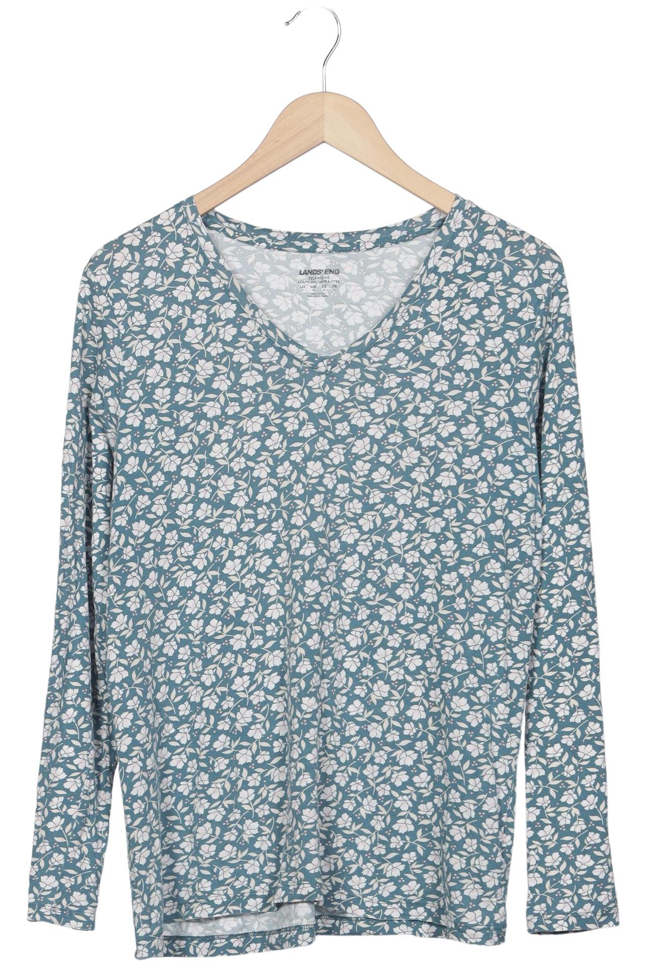 

Lands End Damen Langarmshirt, hellblau, Gr. 38