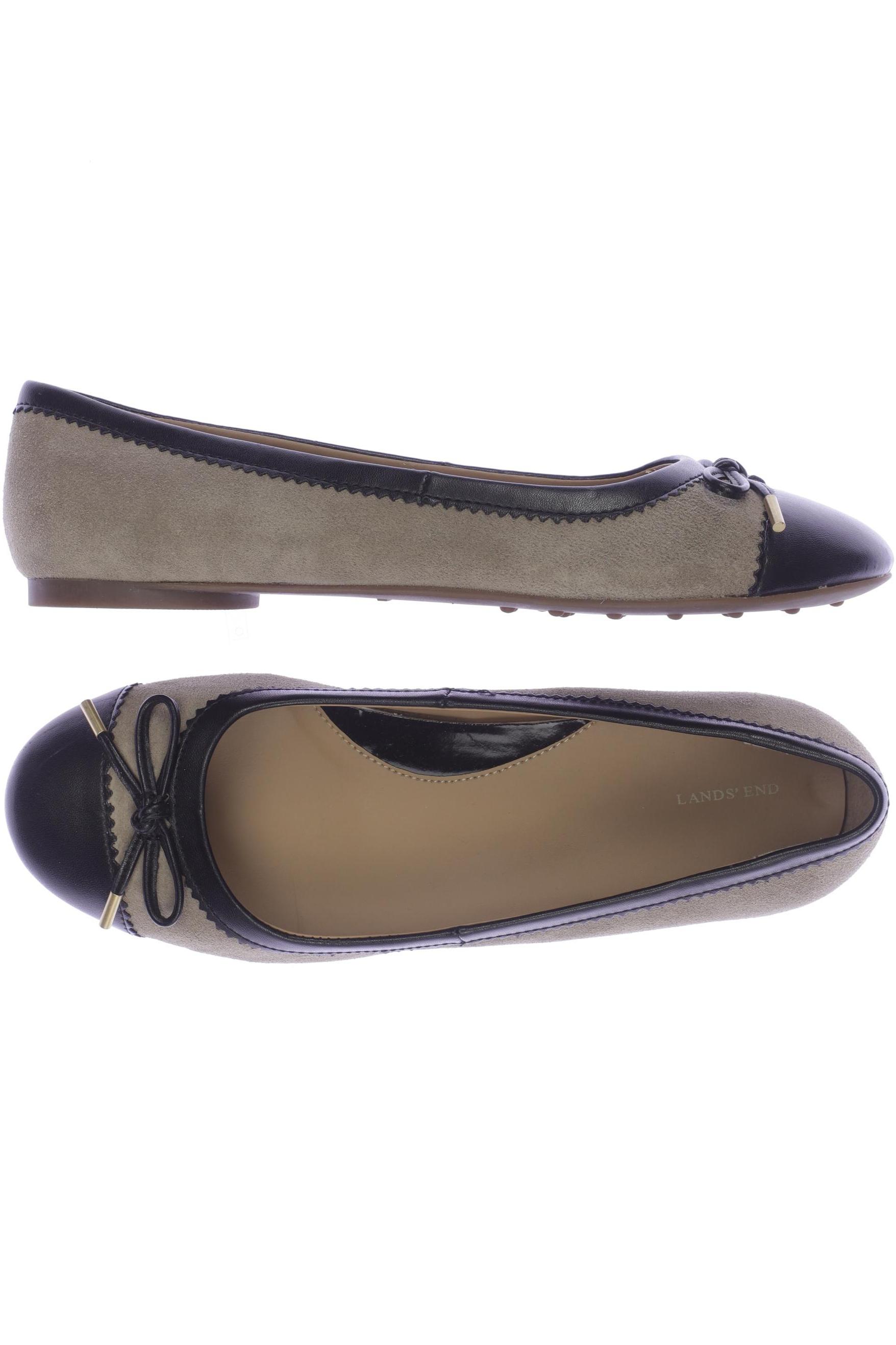 

Lands End Damen Ballerinas, beige