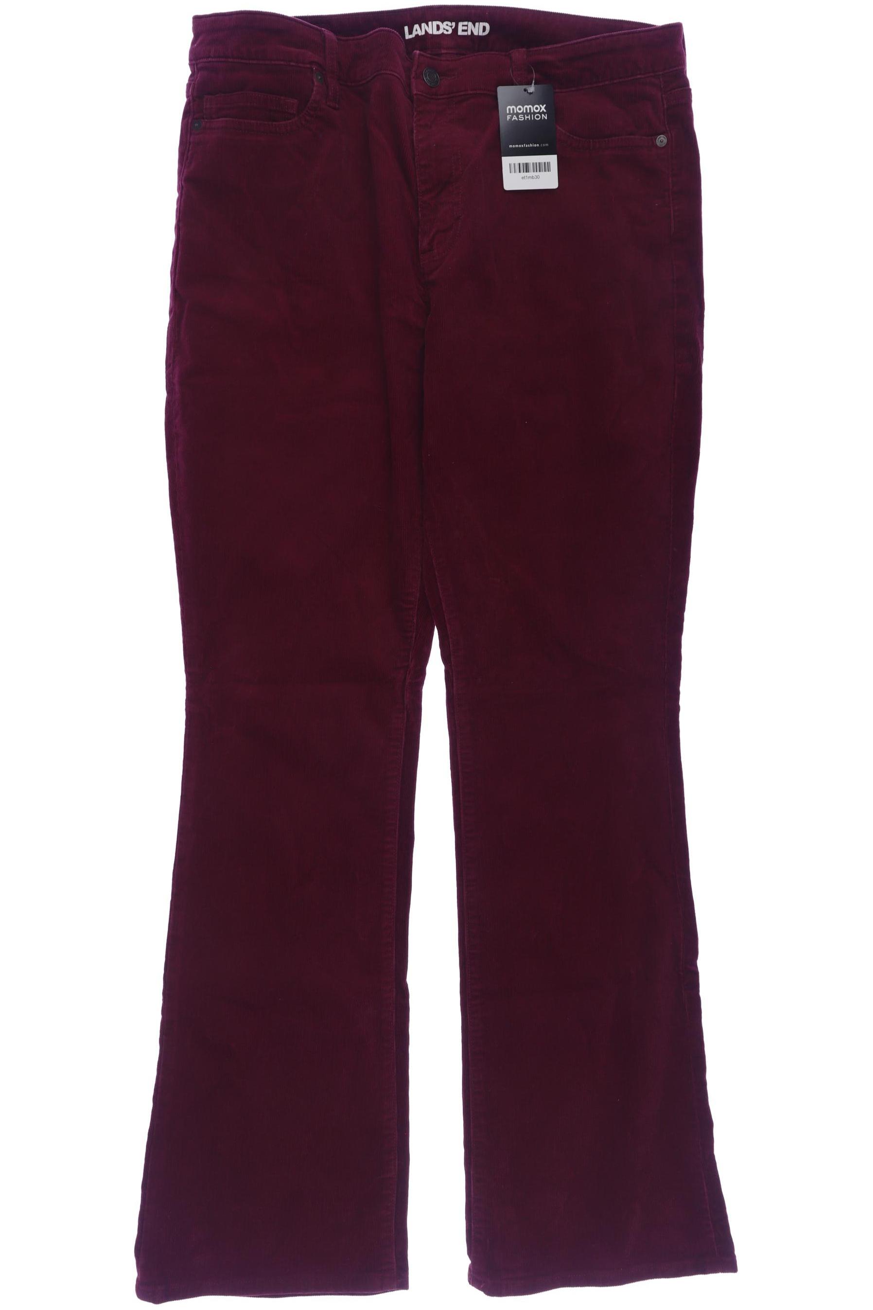 

Lands End Damen Stoffhose, bordeaux, Gr. 44