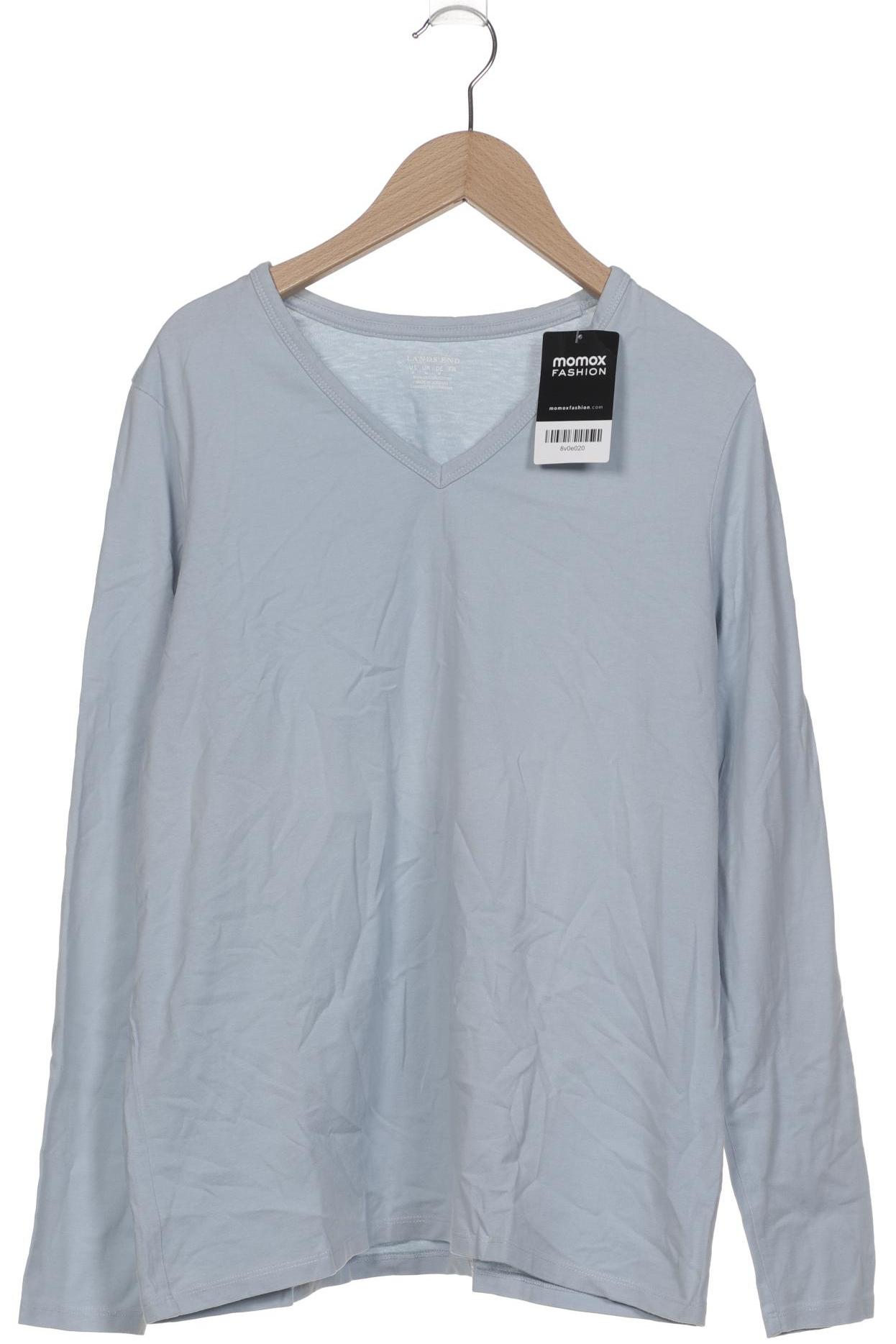 

Lands End Damen Langarmshirt, hellblau, Gr. 38