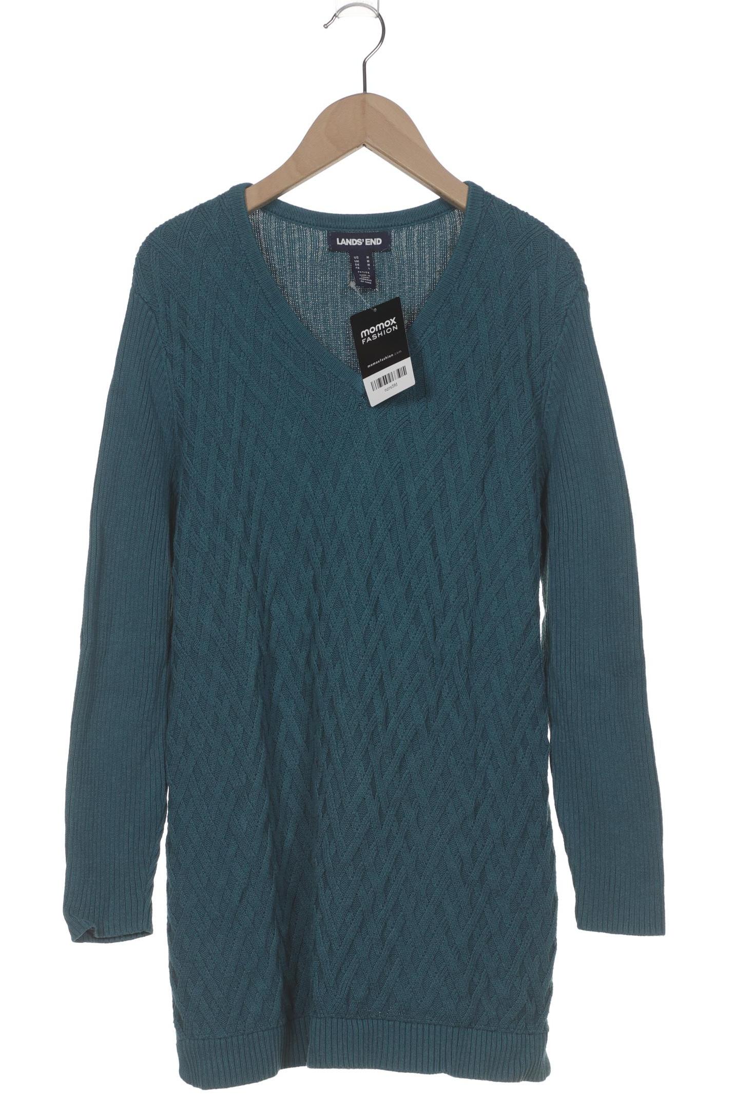 

Lands End Damen Pullover, türkis, Gr. 38
