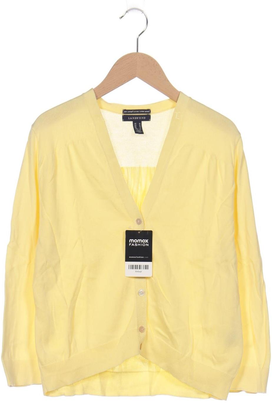

Lands End Damen Strickjacke, gelb, Gr. 38