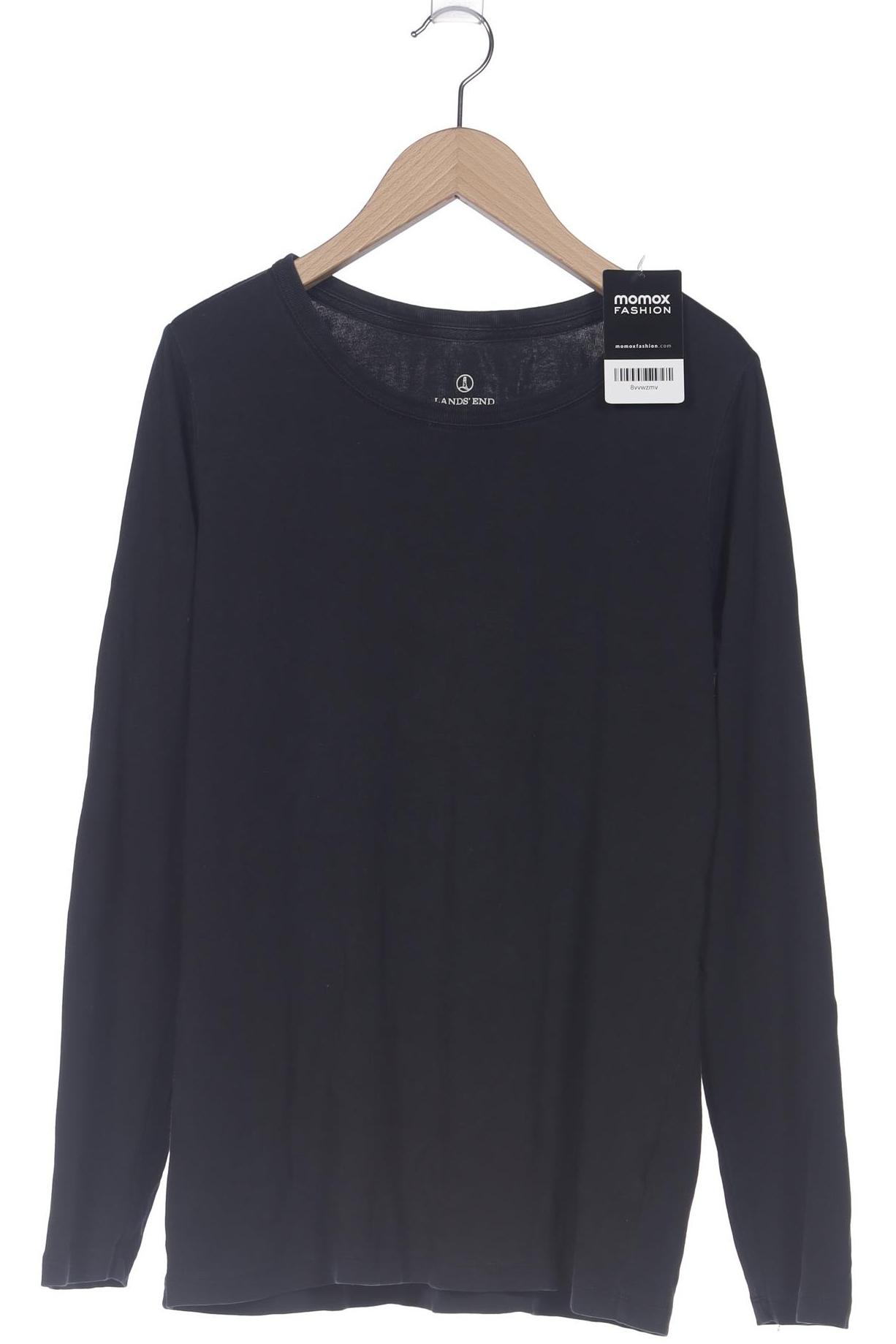 

Lands End Damen Langarmshirt, marineblau, Gr. 38