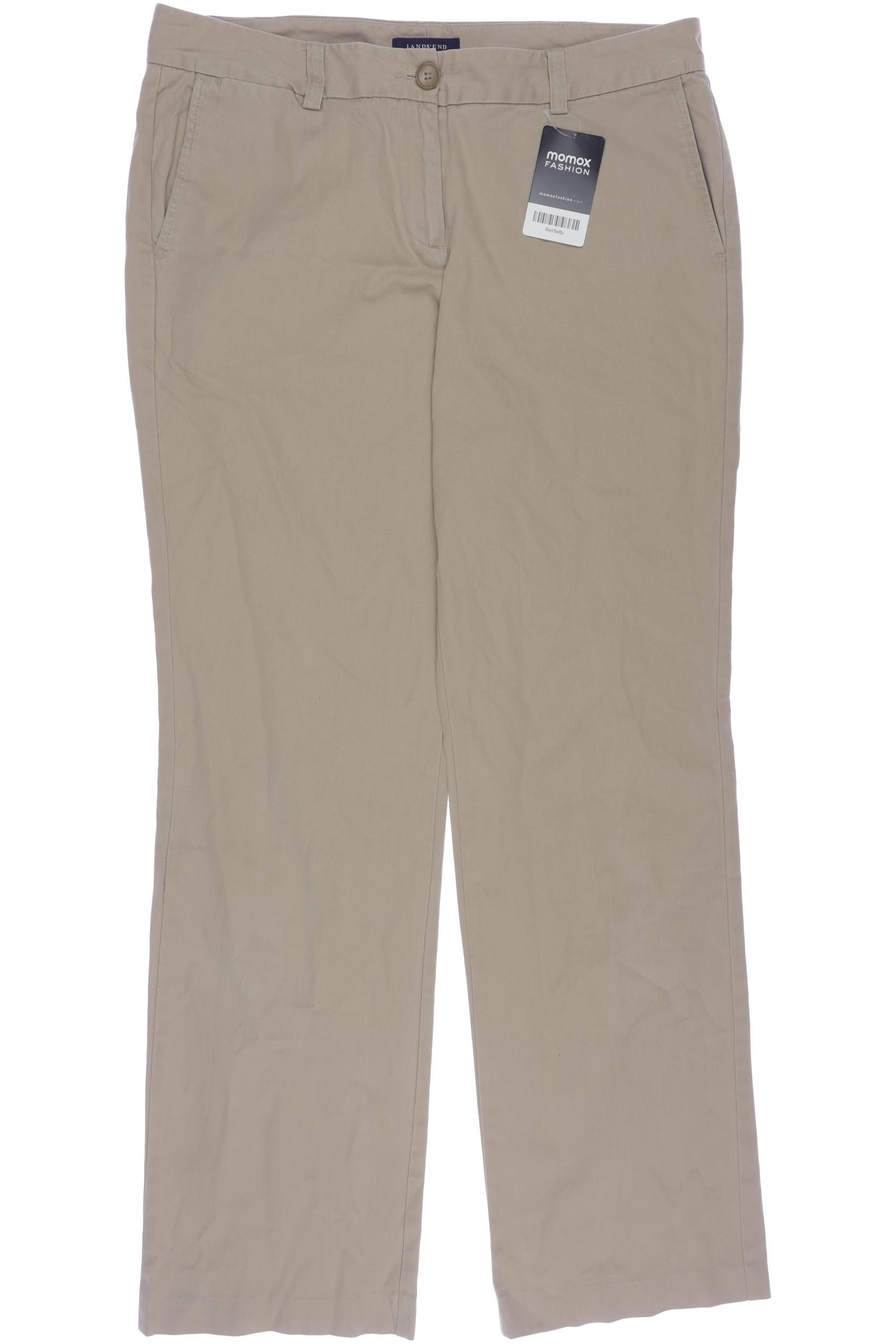 

Lands End Damen Stoffhose, beige, Gr. 40
