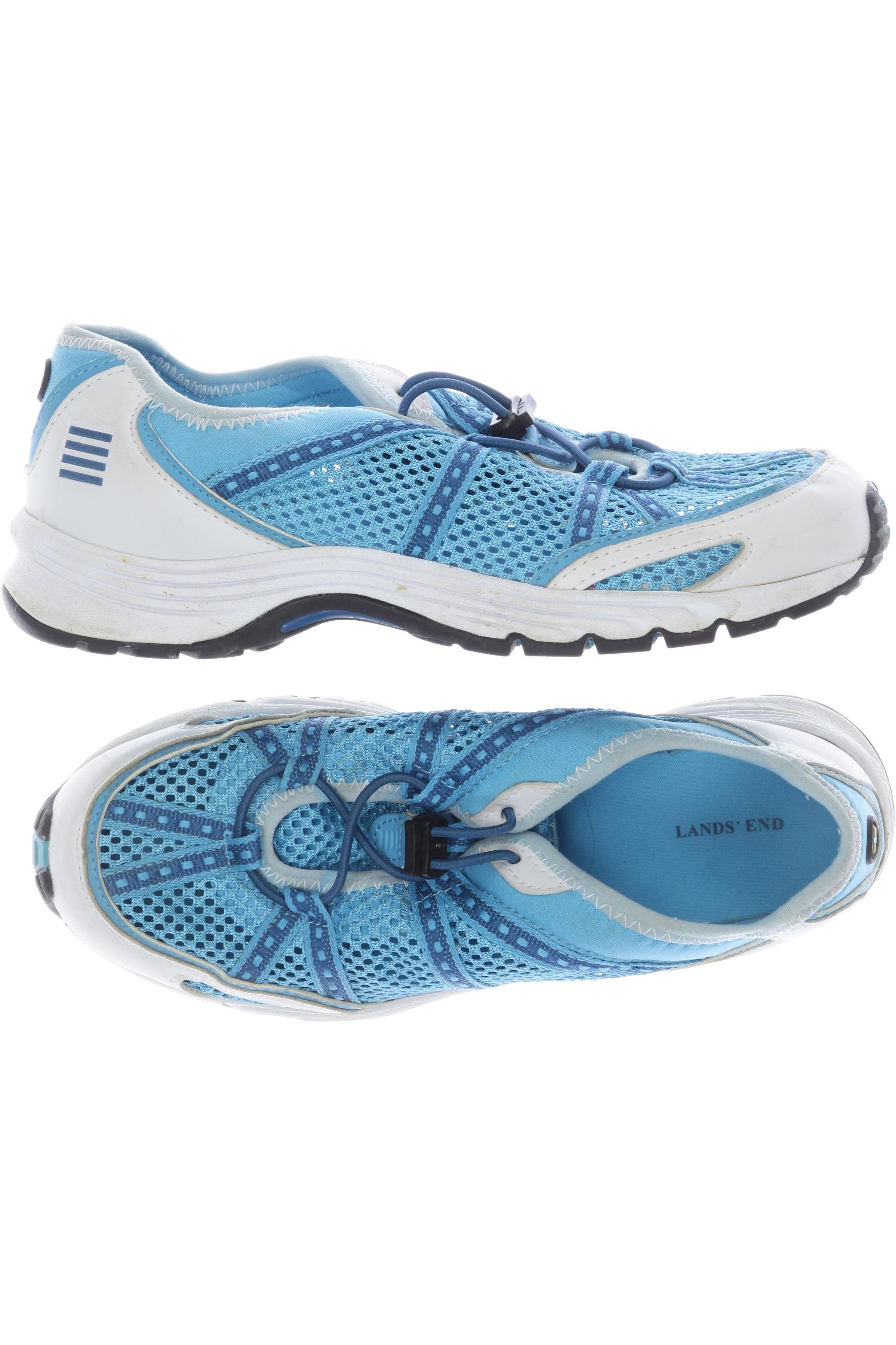 

Lands End Damen Sneakers, türkis, Gr. 7
