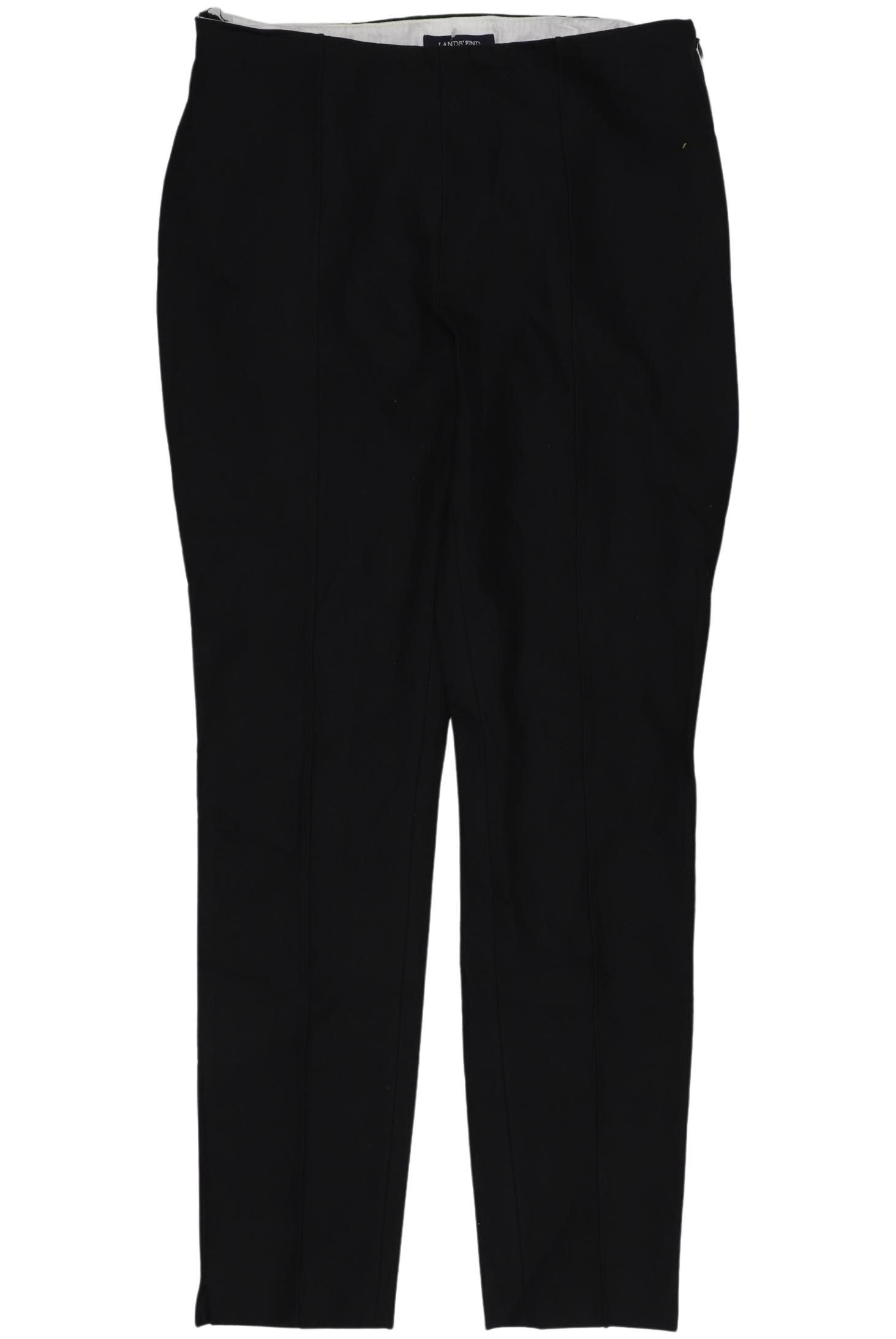 

Lands End Damen Stoffhose, schwarz, Gr. 34
