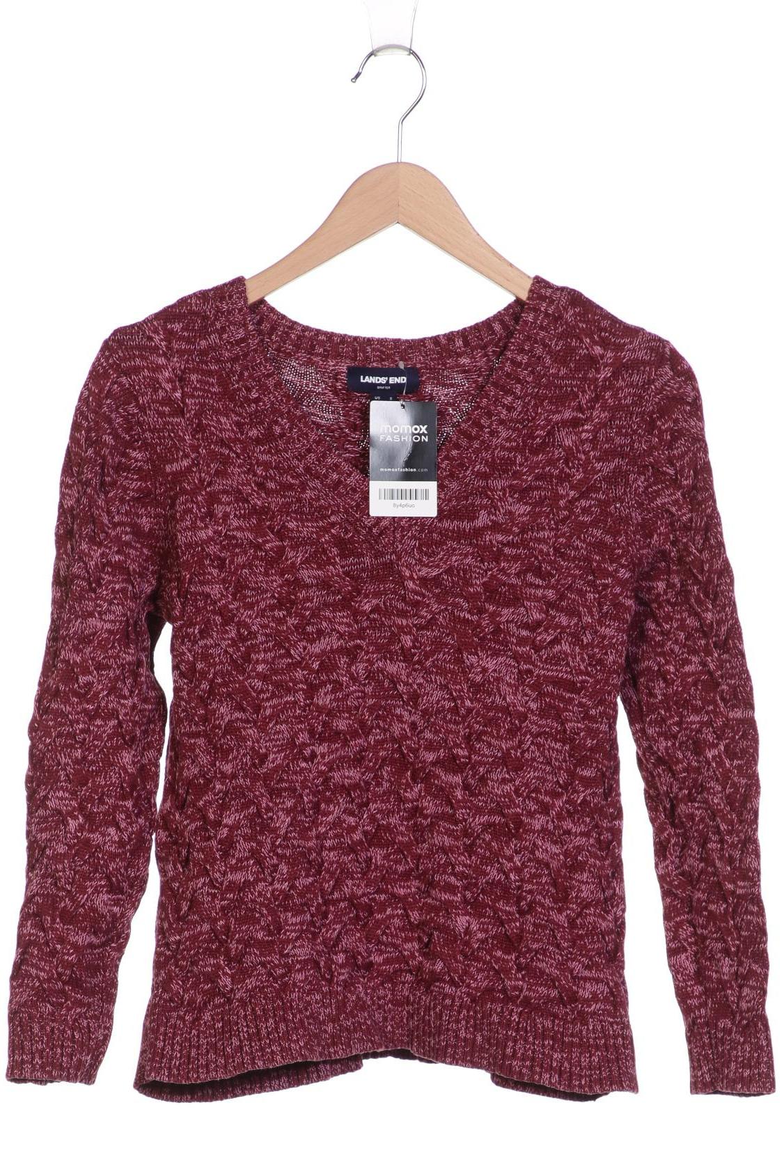 

Lands End Damen Pullover, bordeaux, Gr. 36