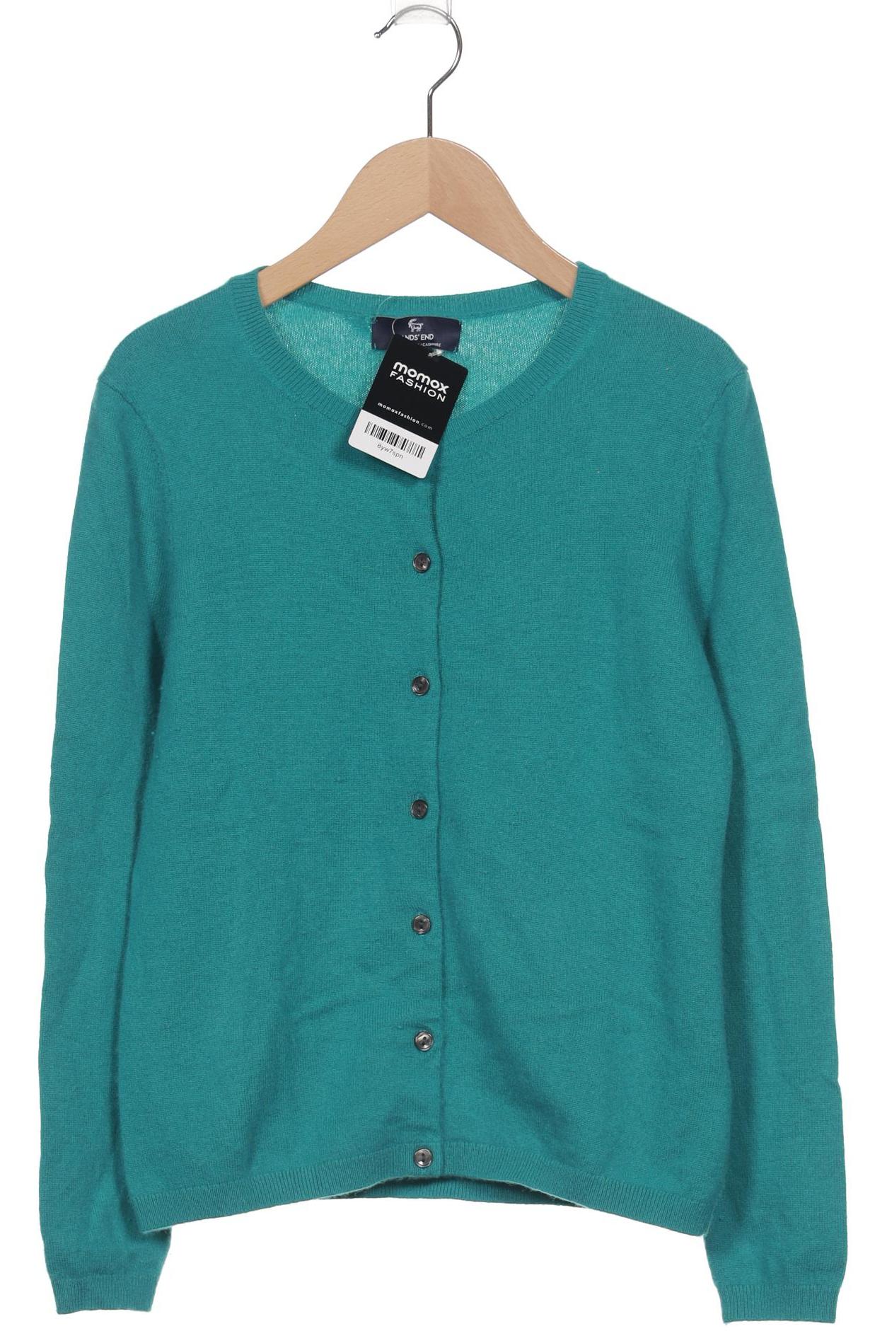 

Lands End Damen Strickjacke, türkis, Gr. 34