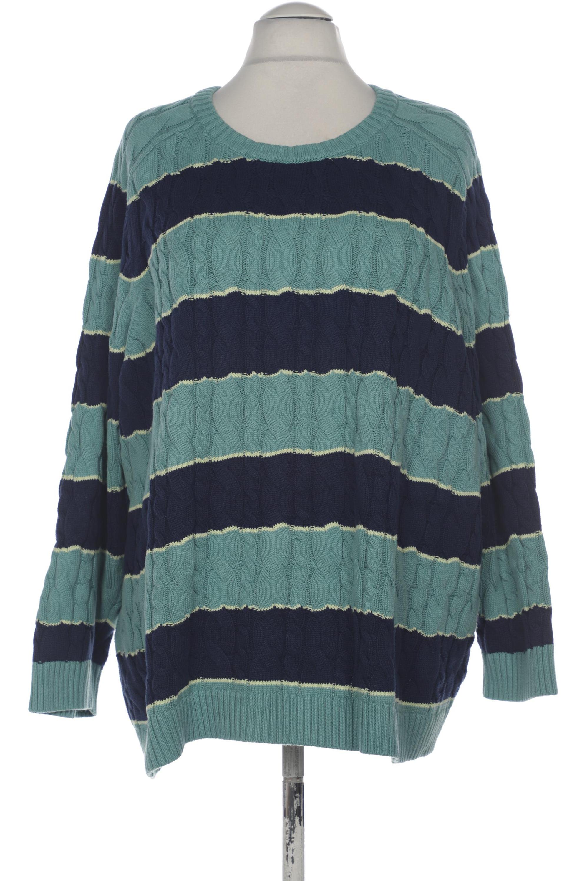 

Lands End Damen Pullover, türkis, Gr. 56