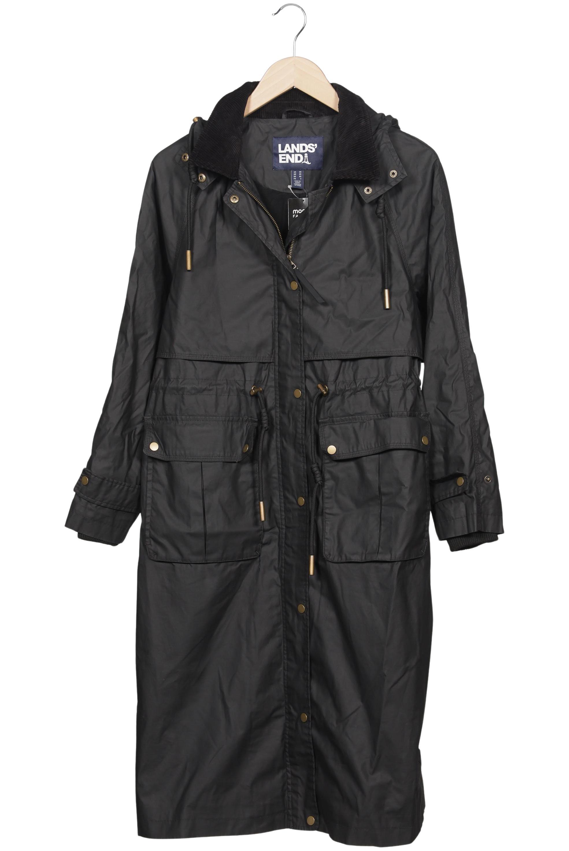 

Lands End Damen Mantel, schwarz, Gr. 34