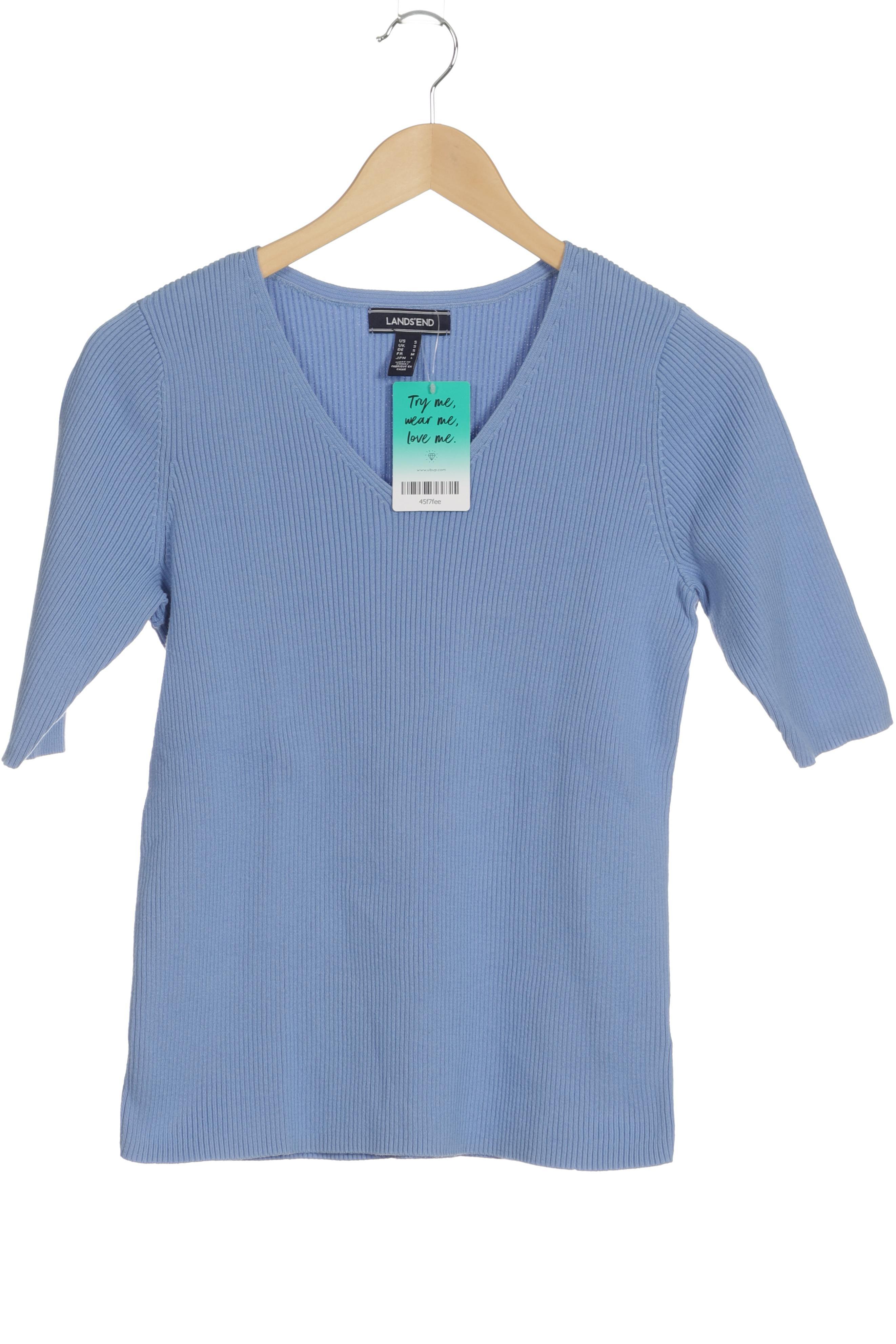 

Lands End Damen Pullover, blau, Gr. 36