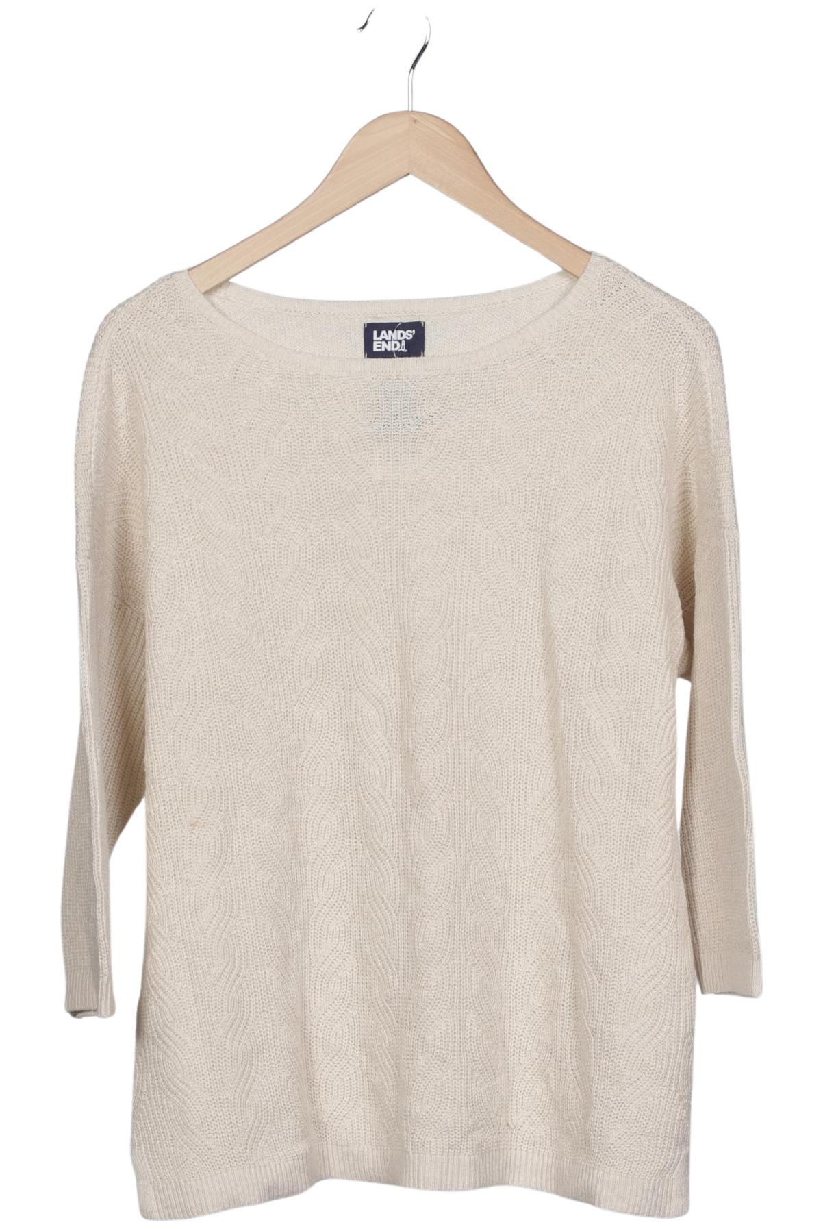 

Lands End Damen Pullover, beige, Gr. 42