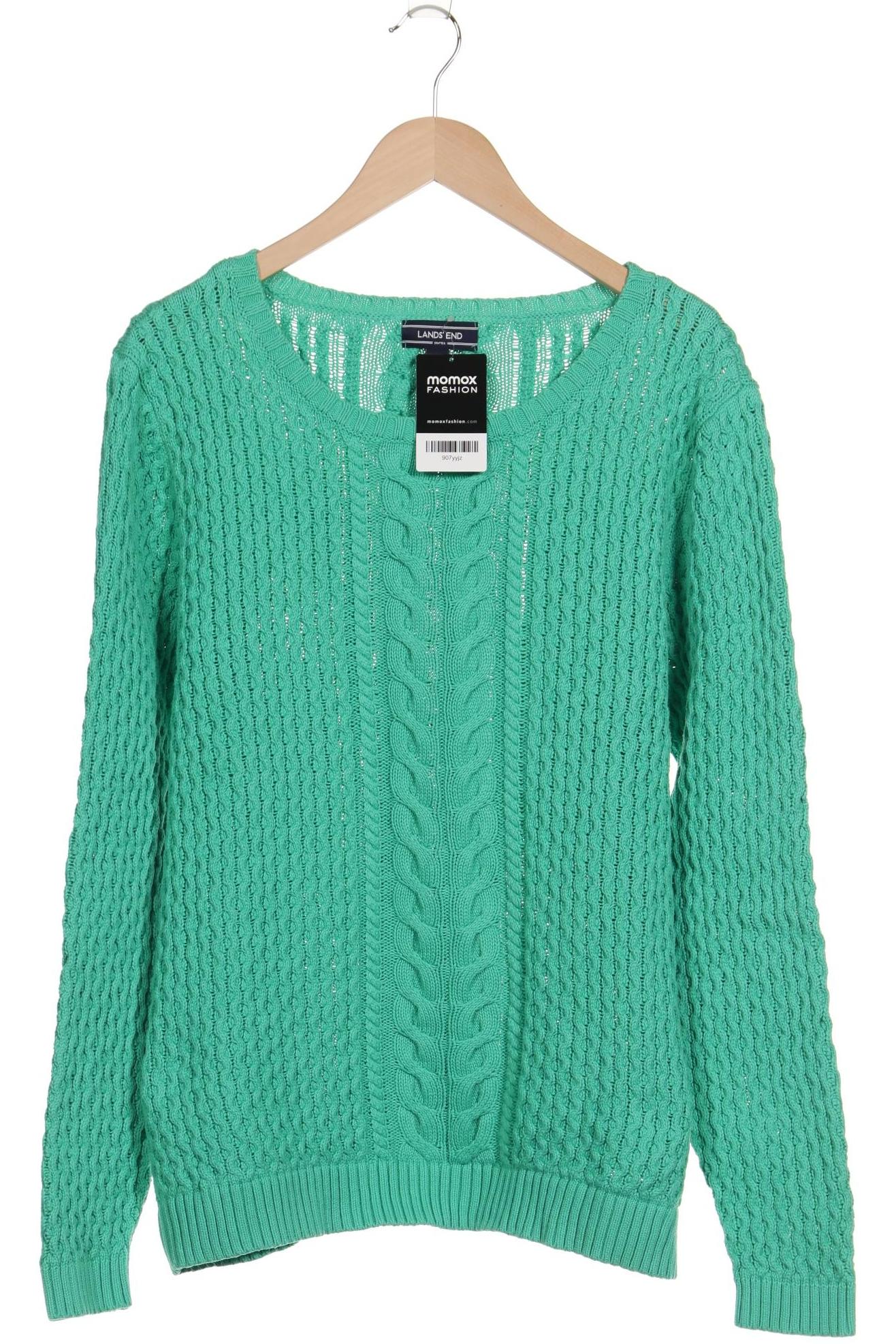 

Lands End Damen Pullover, grün, Gr. 42