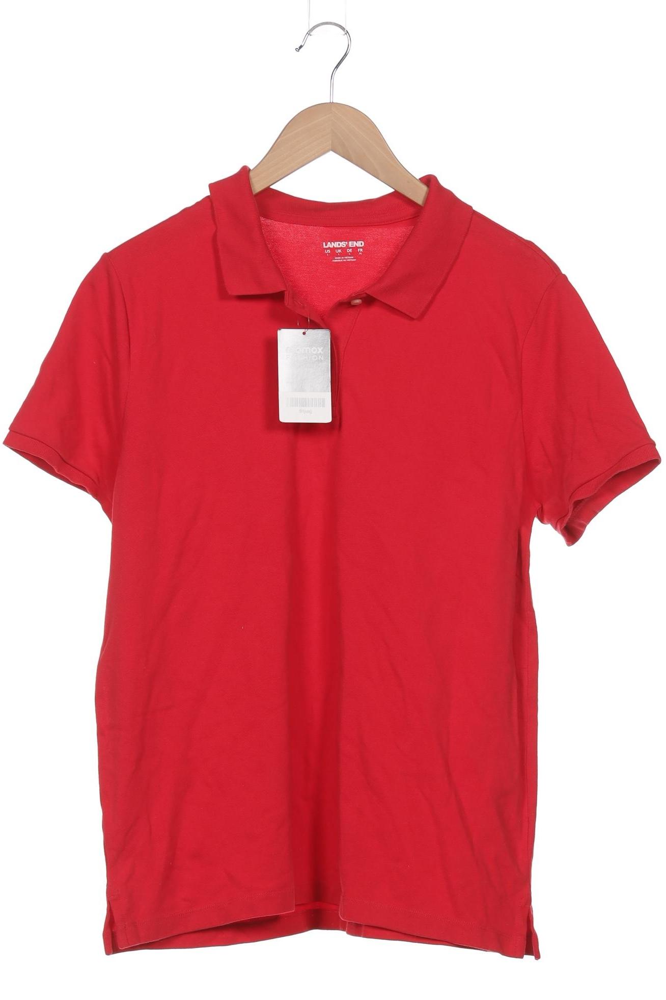 

Lands End Damen Poloshirt, rot, Gr. 42