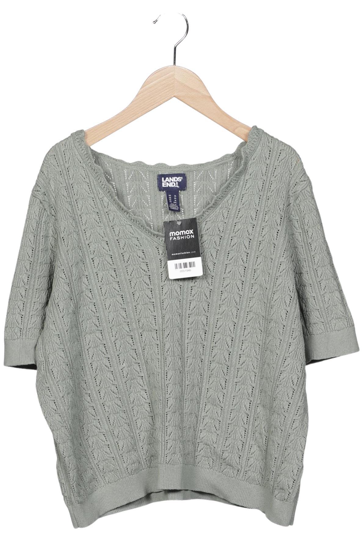 

Lands End Damen Pullover, grün, Gr. 44