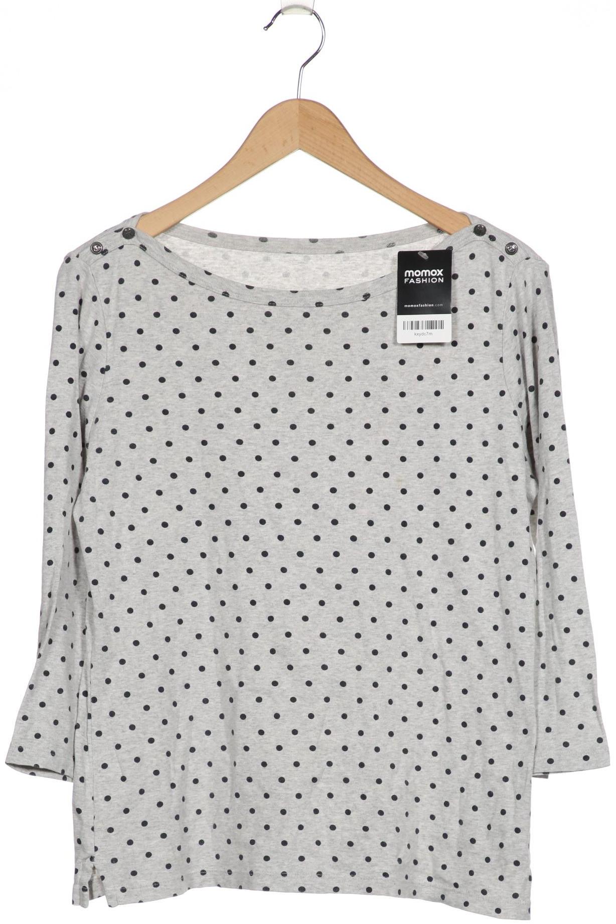 

Lands End Damen Langarmshirt, grau, Gr. 38