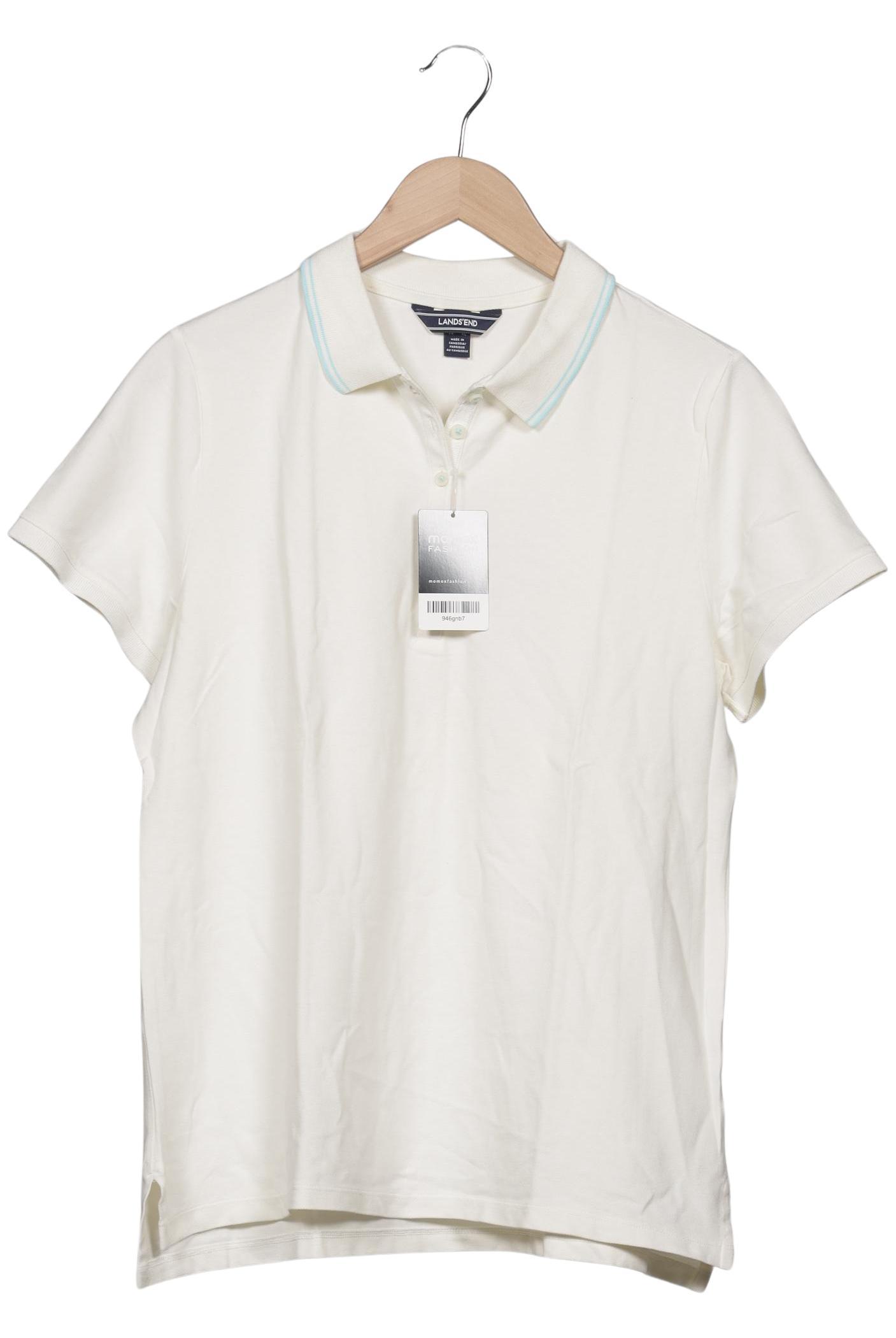 

Lands End Damen Poloshirt, cremeweiß, Gr. 42