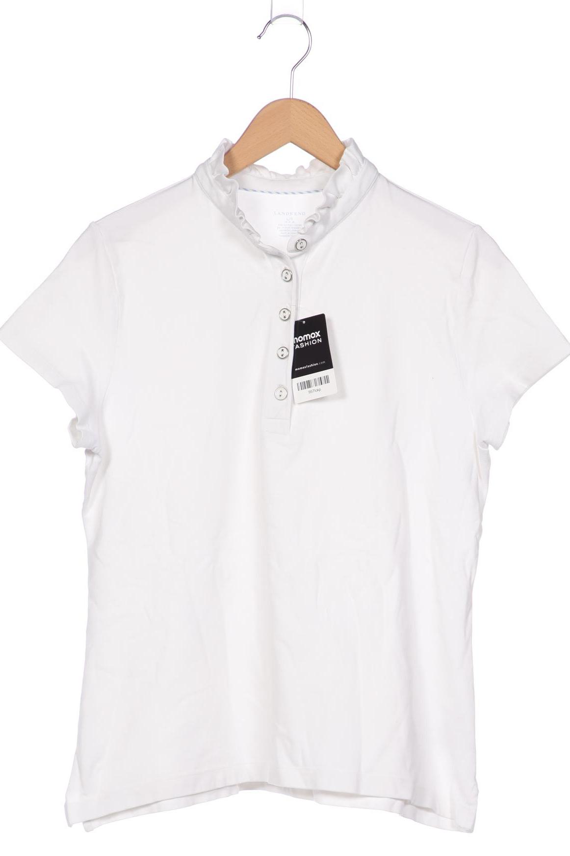

Lands End Damen Poloshirt, weiß, Gr. 42