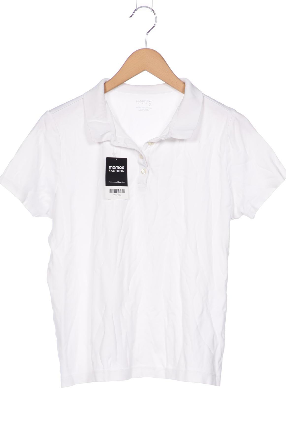 

Lands End Damen Poloshirt, weiß, Gr. 42