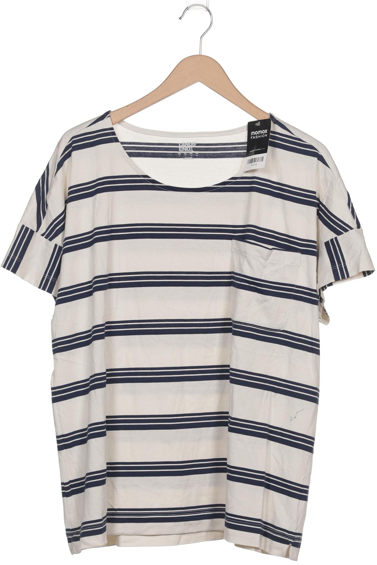

Lands End Damen T-Shirt, weiß, Gr. 44