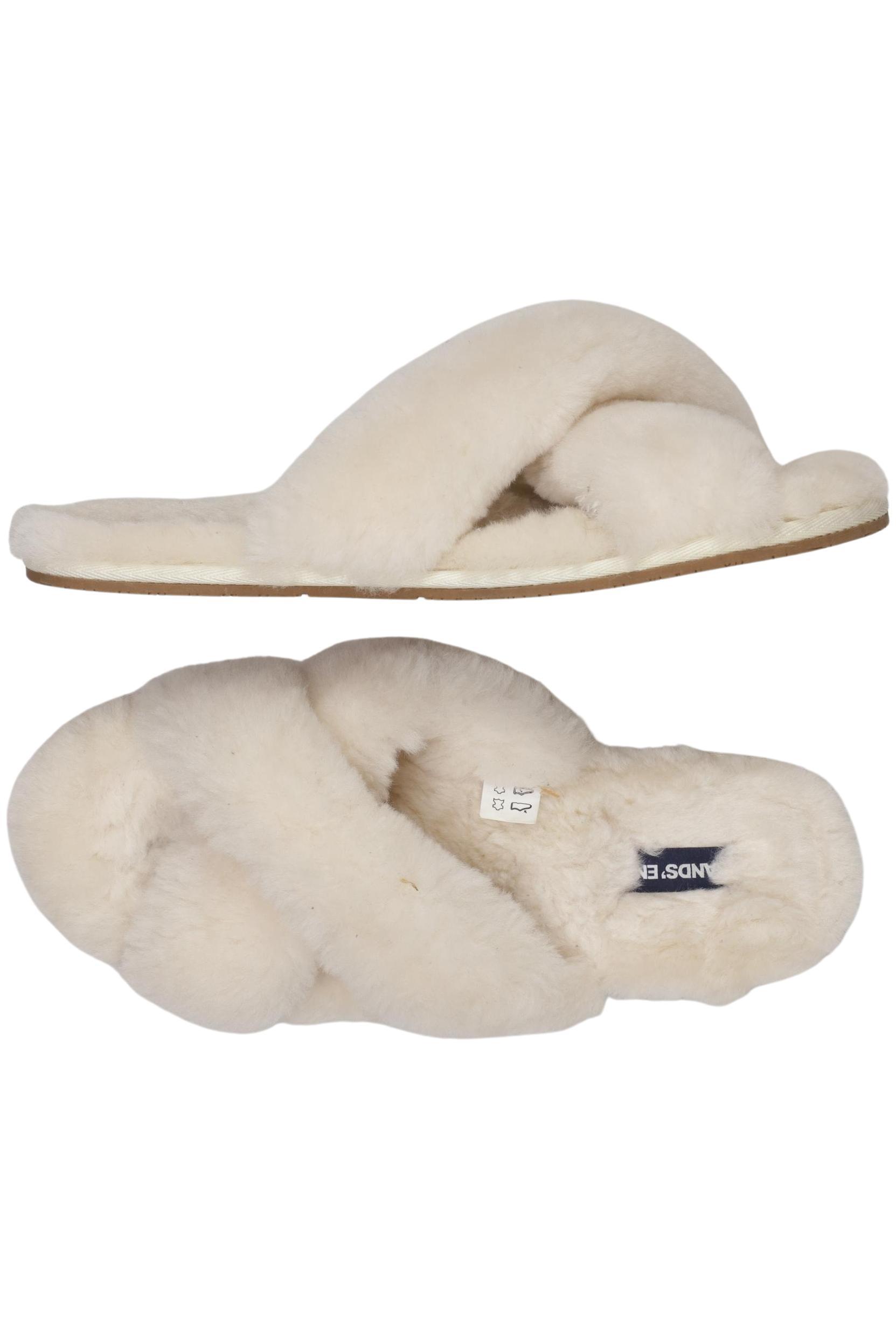 

Lands End Damen Sandale, cremeweiß, Gr. 42.5