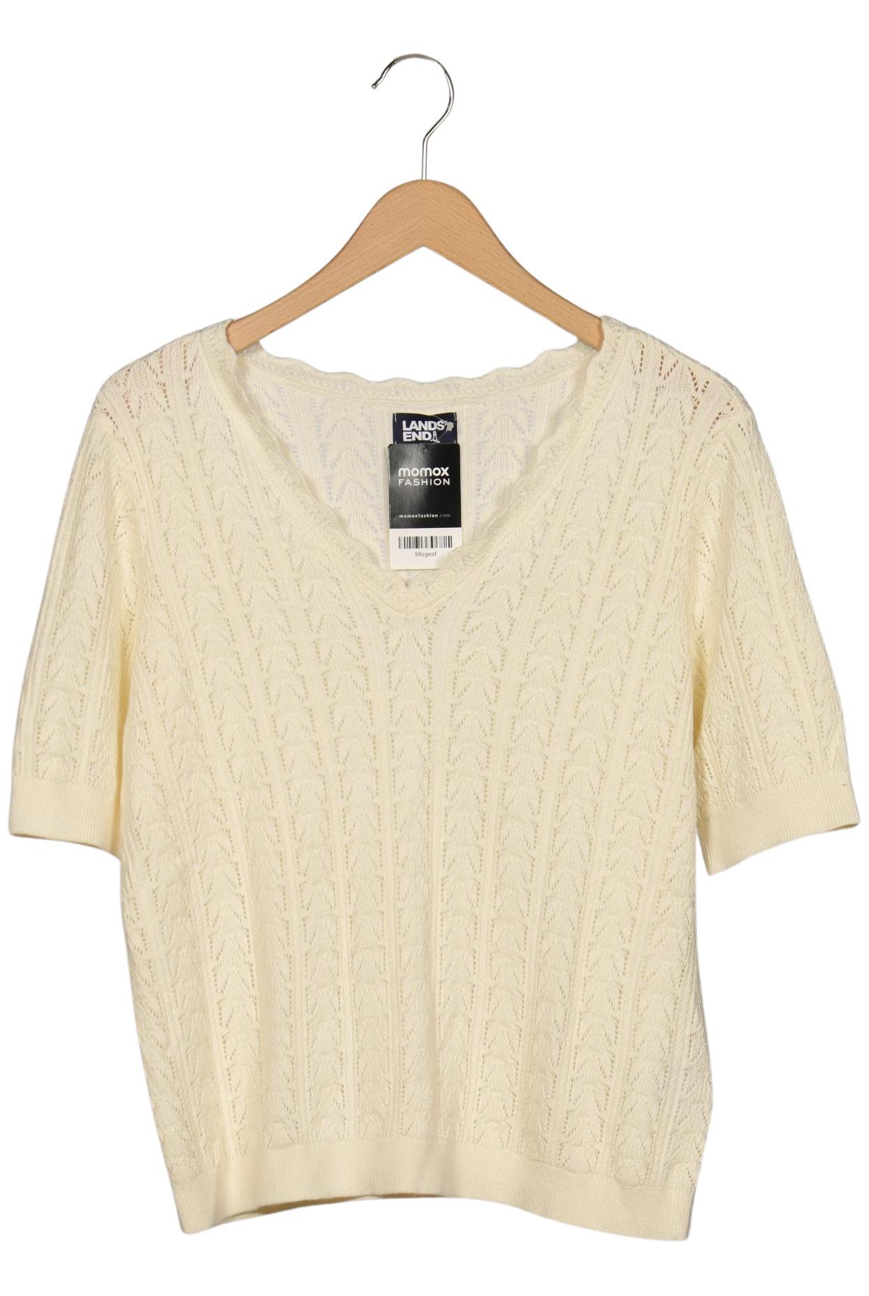

Lands End Damen Pullover, cremeweiß, Gr. 38
