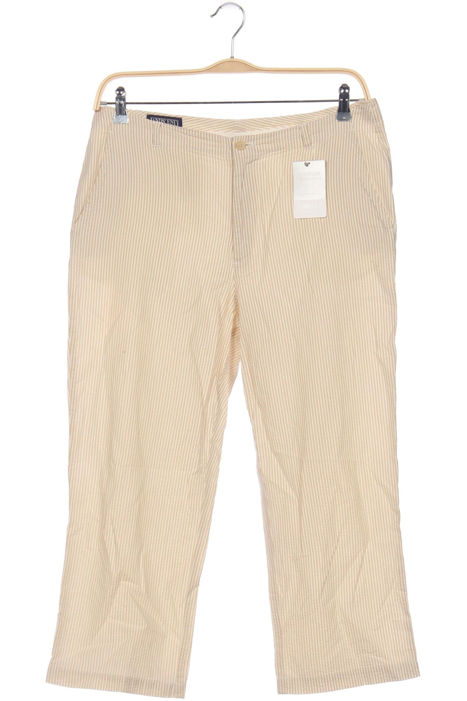 

Lands End Damen Stoffhose, beige, Gr. 12