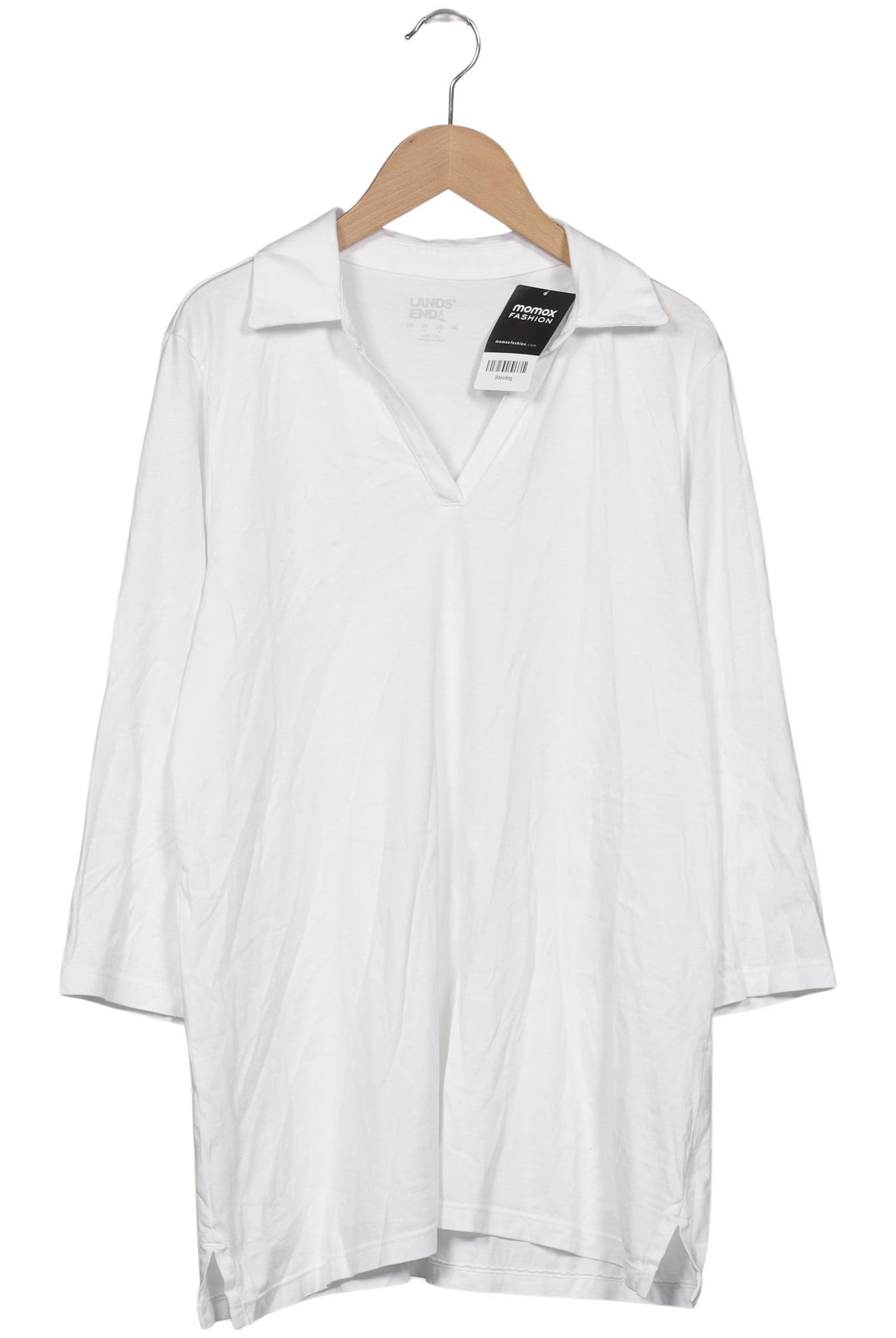 

Lands End Damen Poloshirt, weiß, Gr. 38