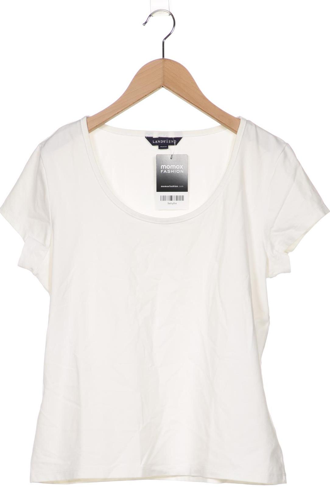 

Lands End Damen T-Shirt, cremeweiß