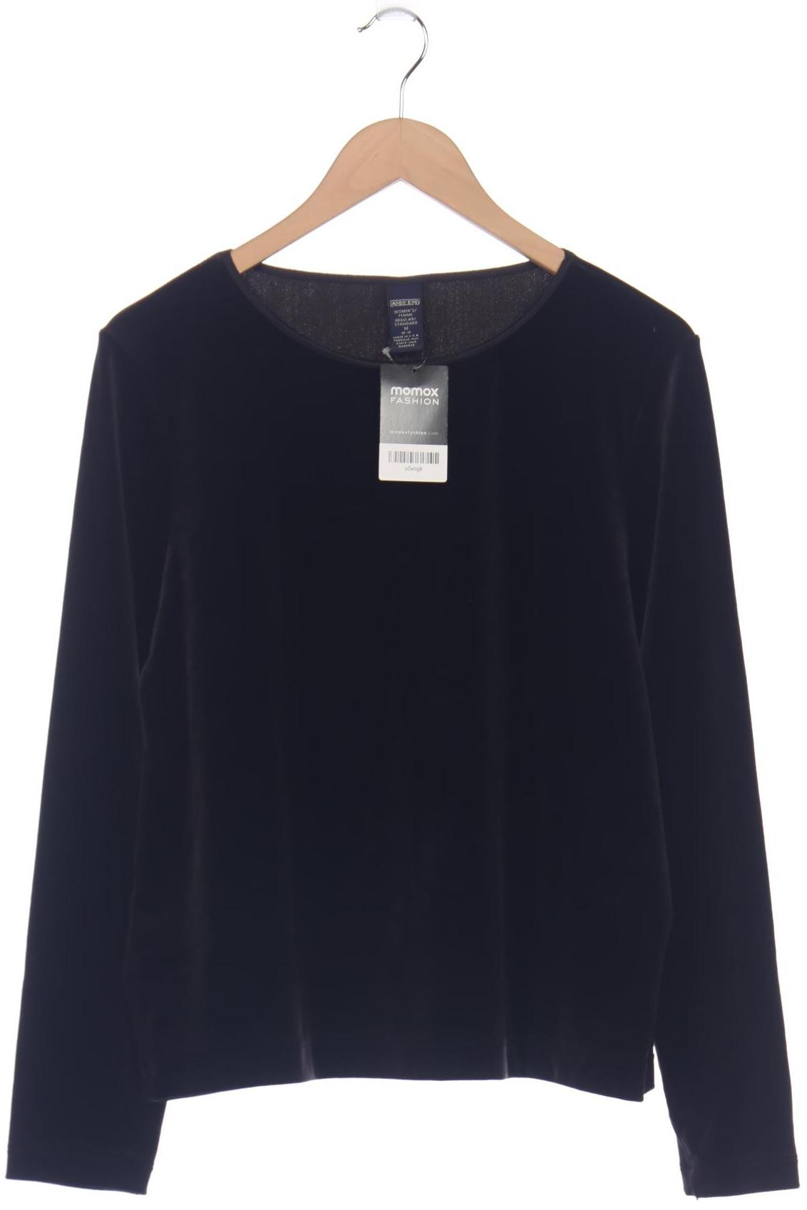 

Lands End Damen Langarmshirt, schwarz, Gr. 38