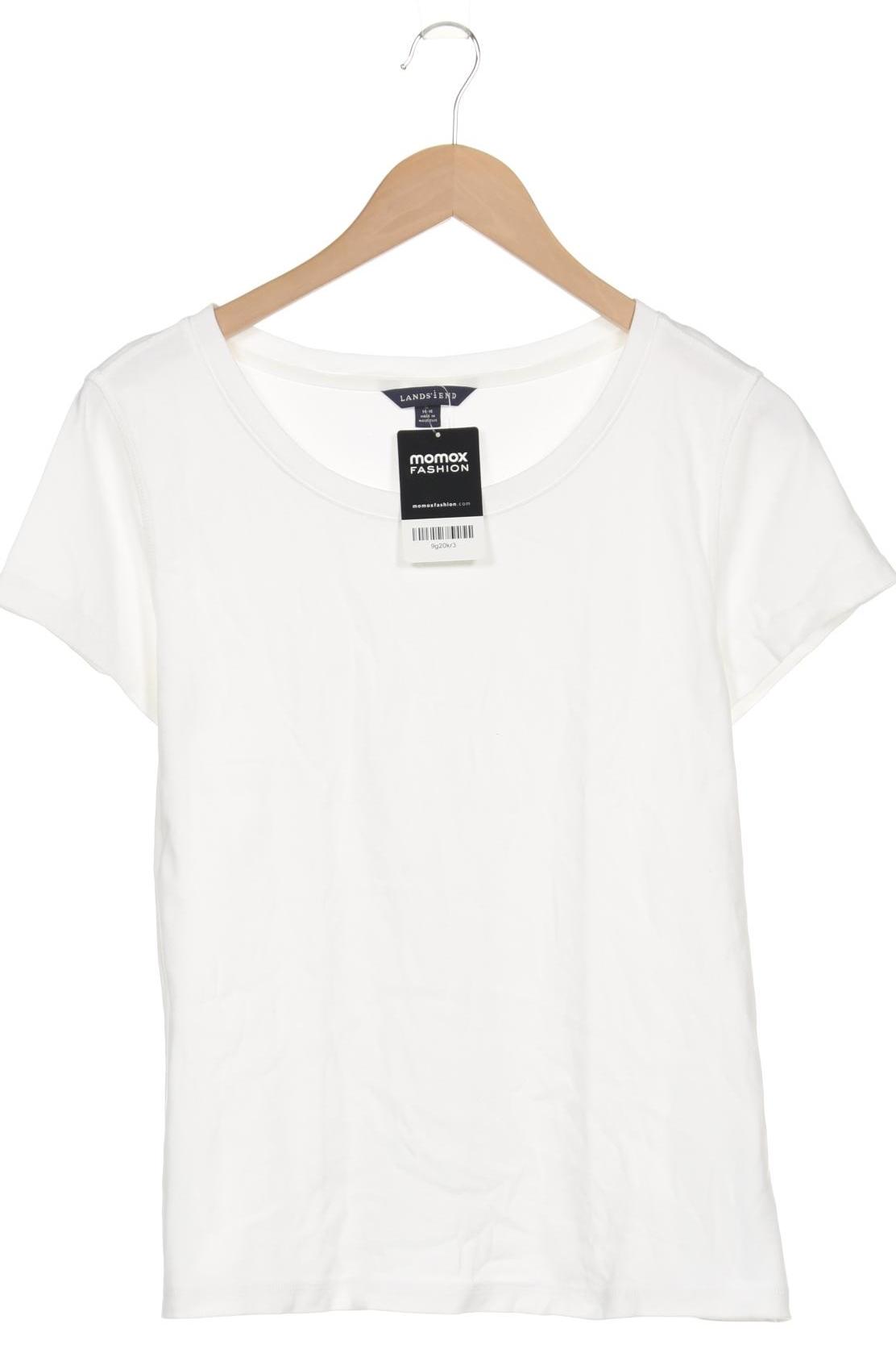 

Lands End Damen T-Shirt, weiß, Gr. 42