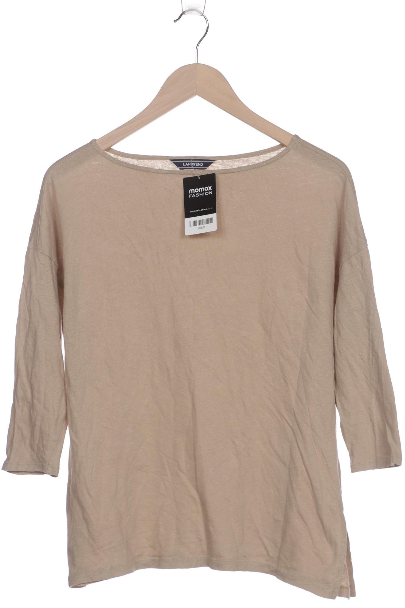 

Lands End Damen Langarmshirt, beige, Gr. 42