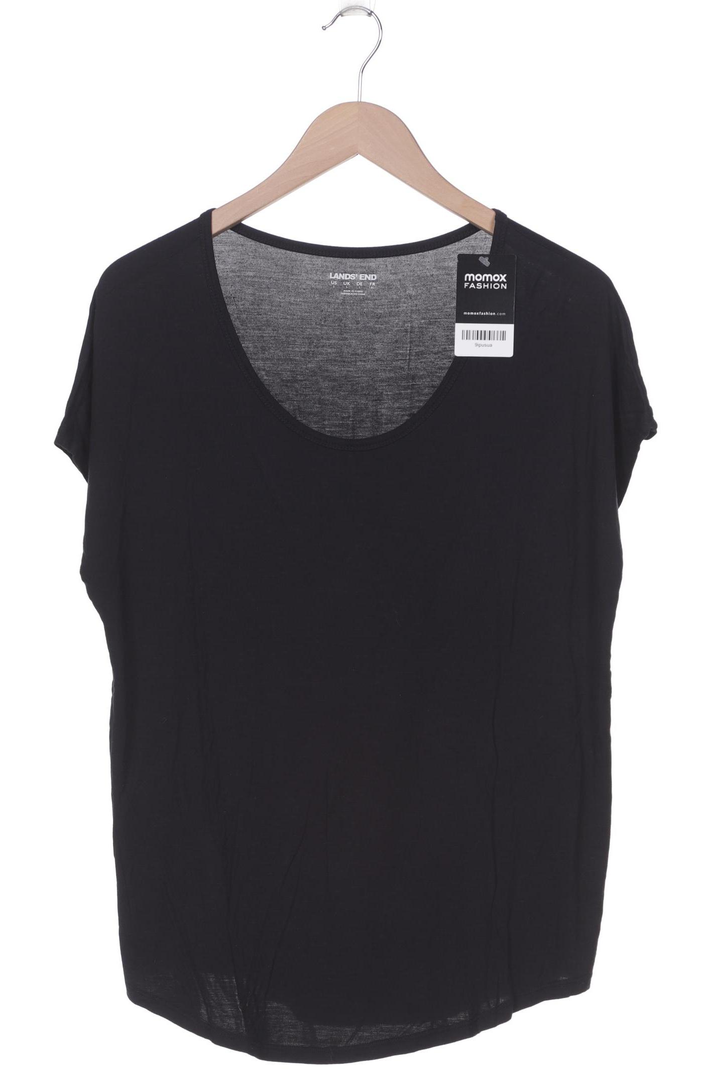 

Lands End Damen T-Shirt, schwarz