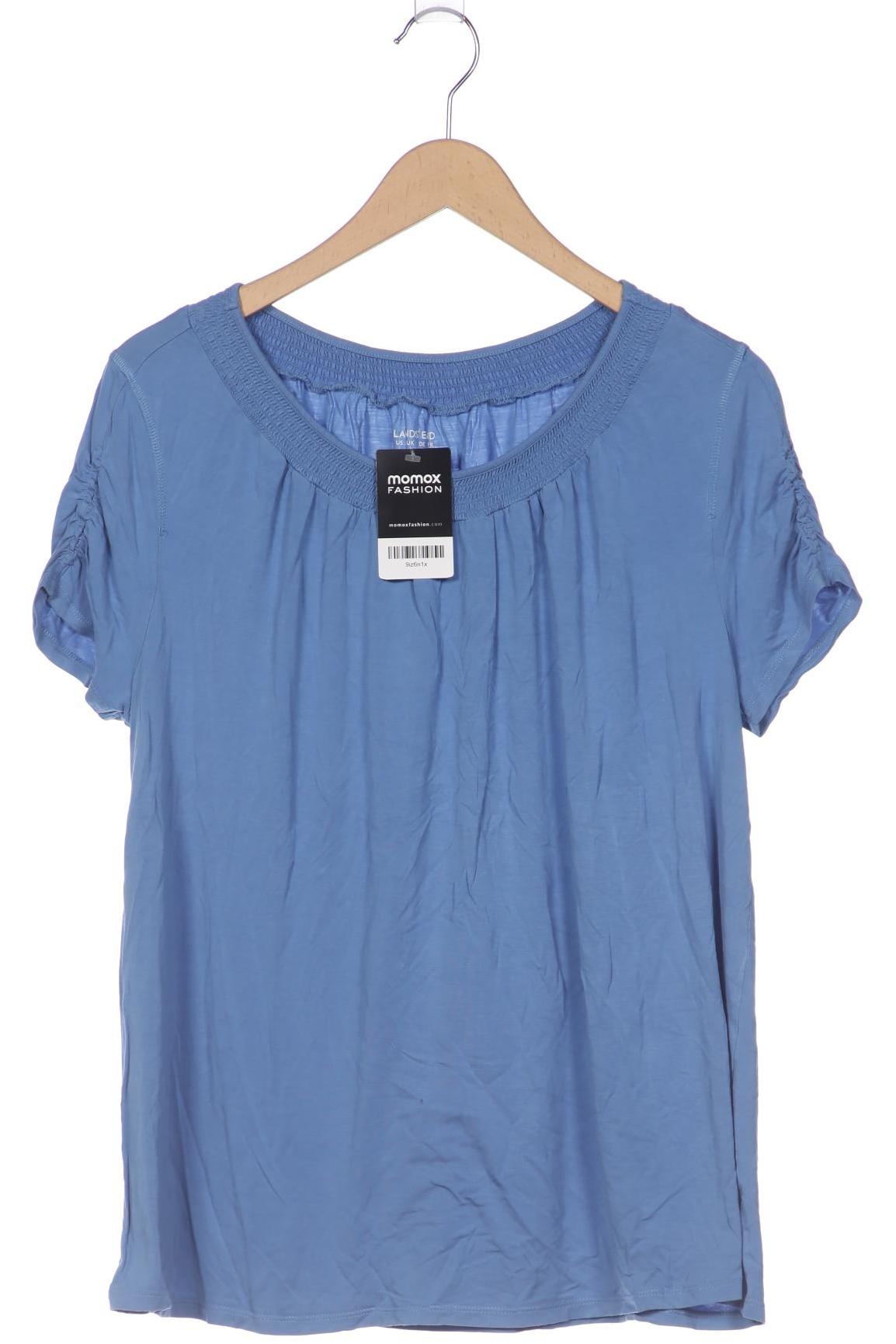 

Lands End Damen T-Shirt, blau, Gr. 42