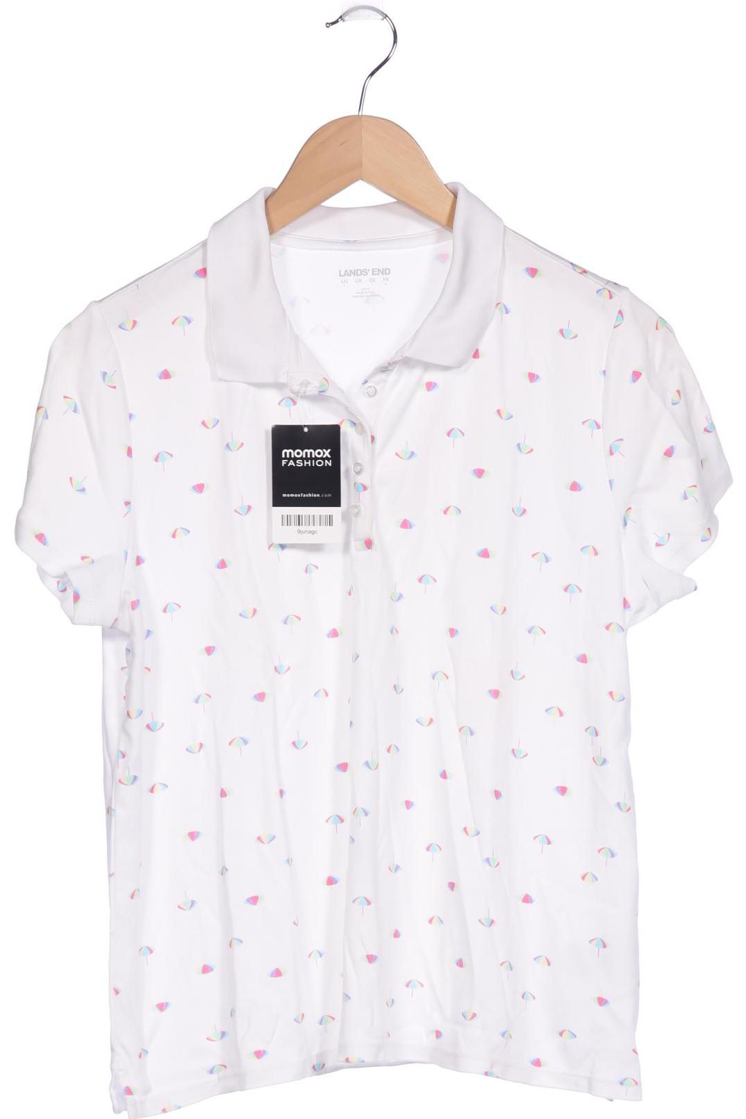 

Lands End Damen Poloshirt, weiß, Gr. 42