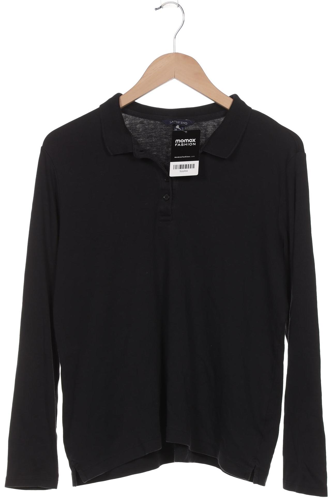 

Lands End Damen Poloshirt, schwarz, Gr. 42