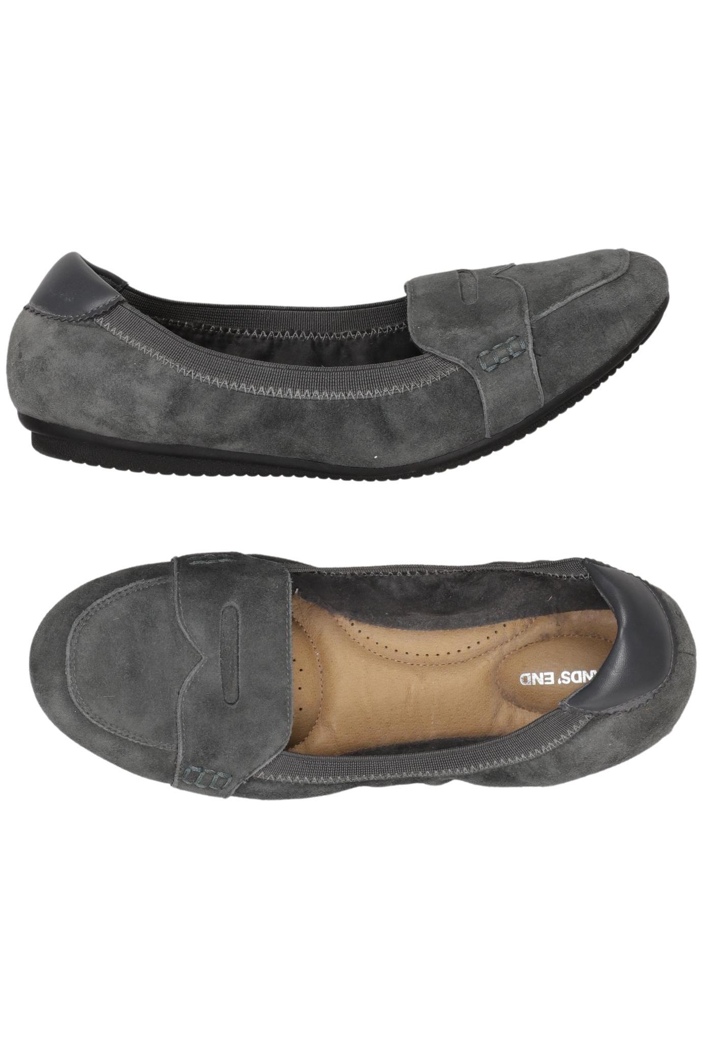 

Lands End Damen Ballerinas, grau, Gr. 39