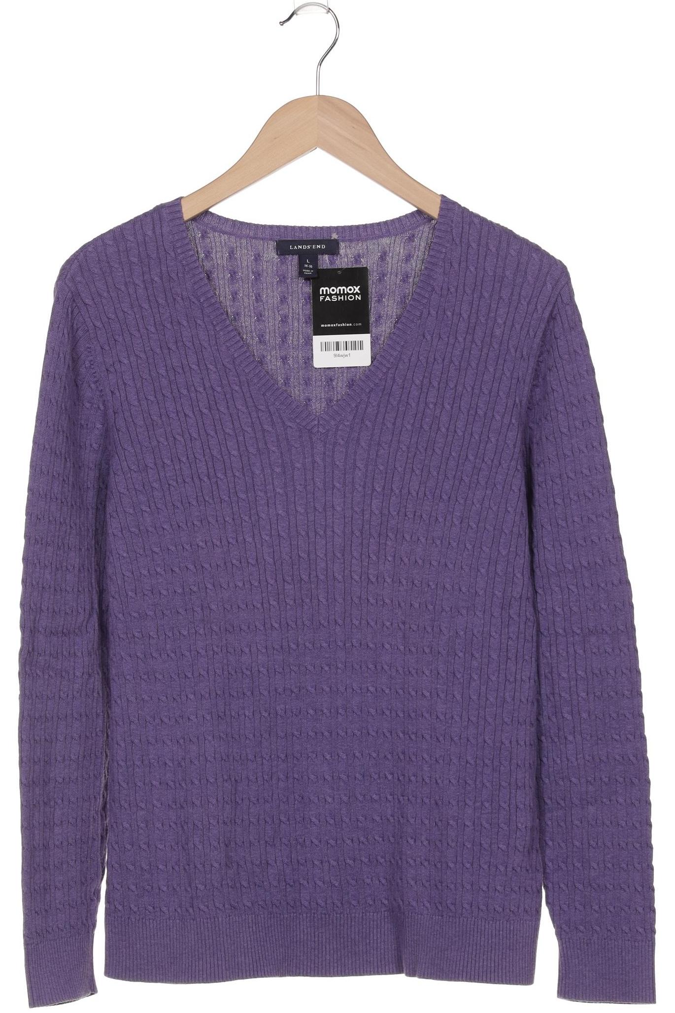 

Lands End Damen Pullover, flieder, Gr. 42