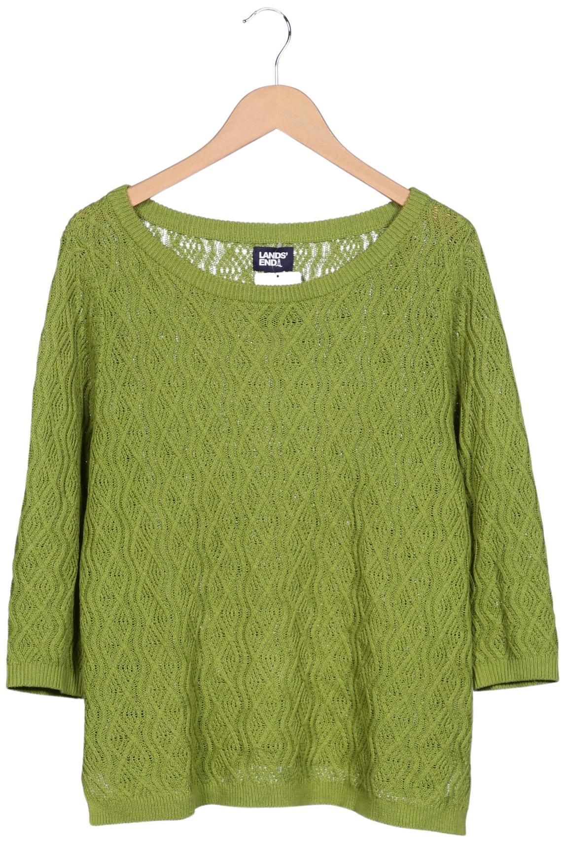 

Lands End Damen Pullover, grün, Gr. 38
