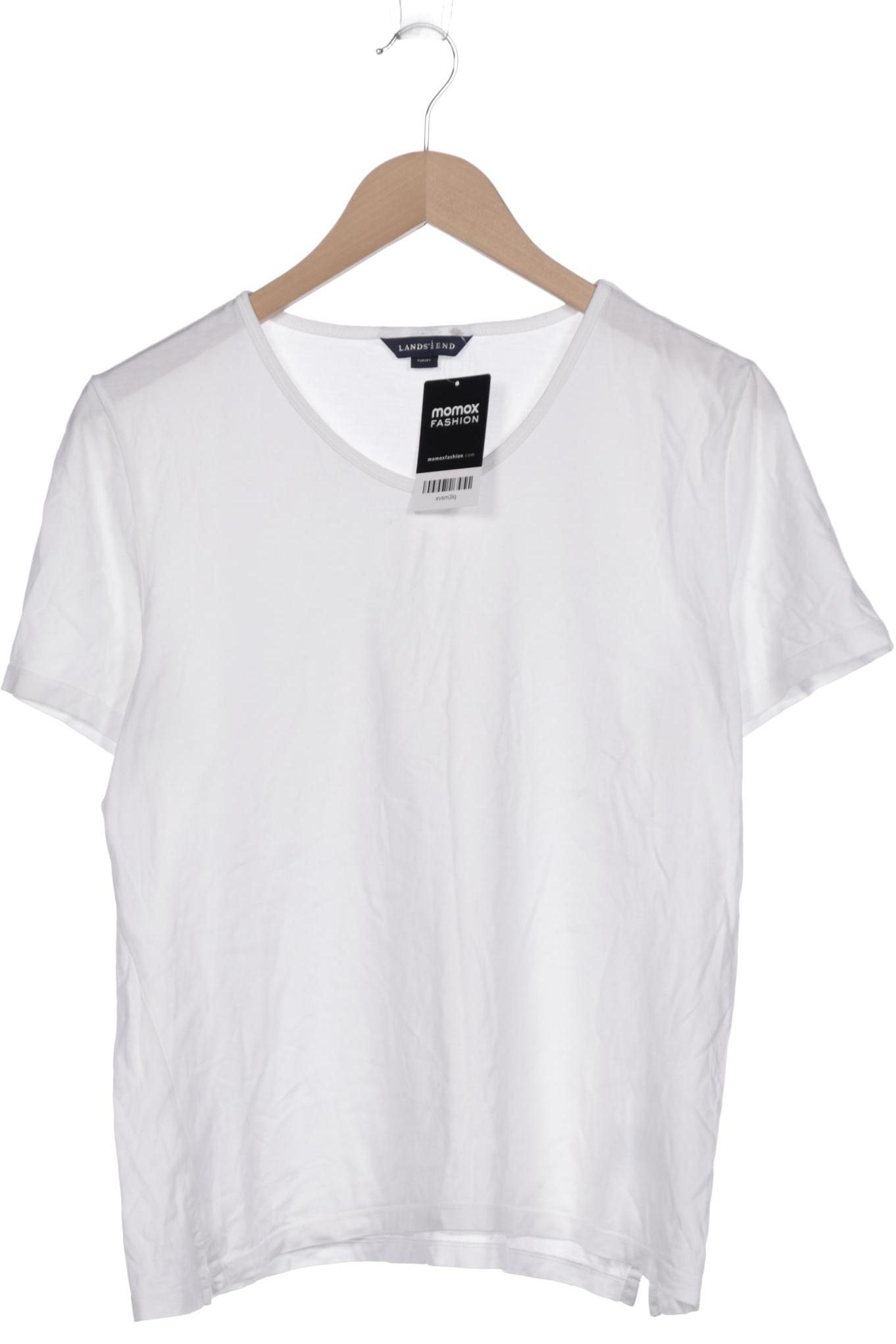 

Lands End Damen T-Shirt, weiß