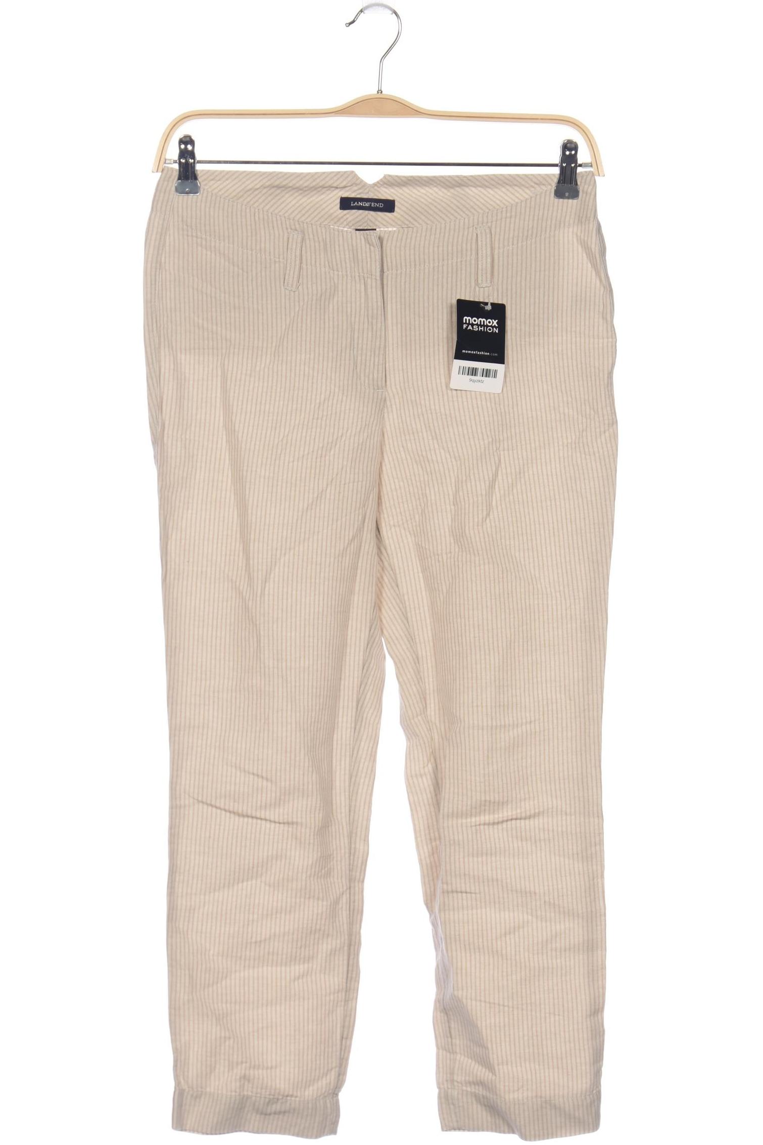 

Lands End Damen Stoffhose, beige, Gr. 36
