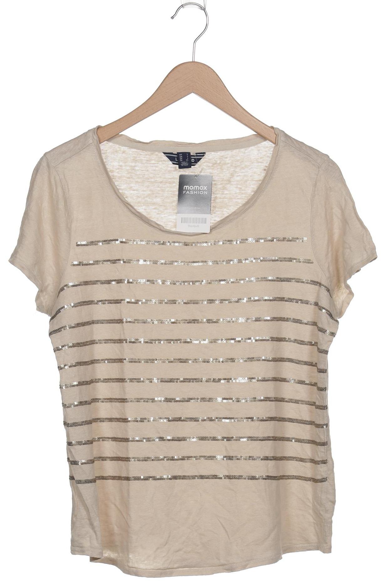 

Lands End Damen T-Shirt, beige, Gr. 42