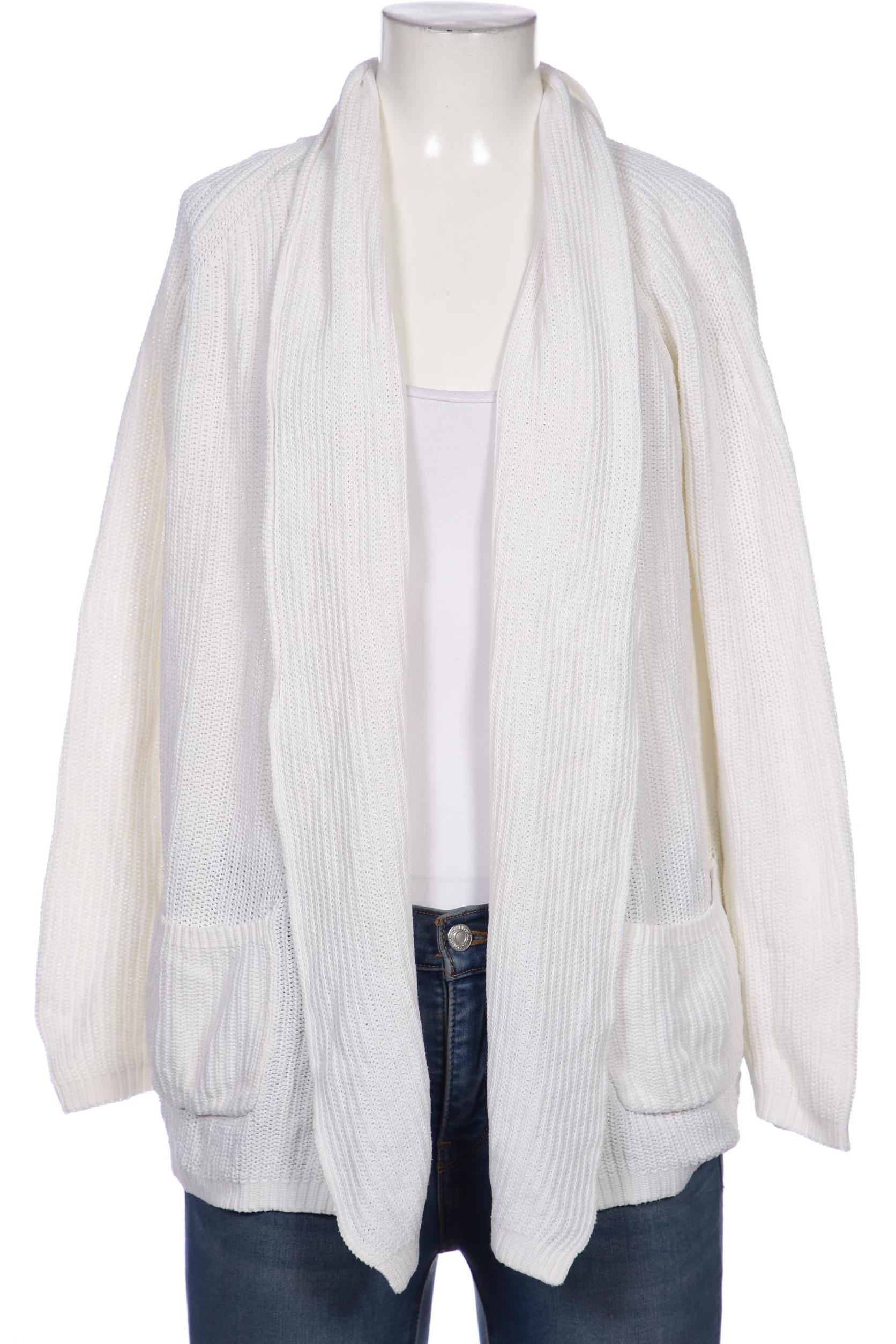 

Lands End Damen Strickjacke, weiß, Gr. 36