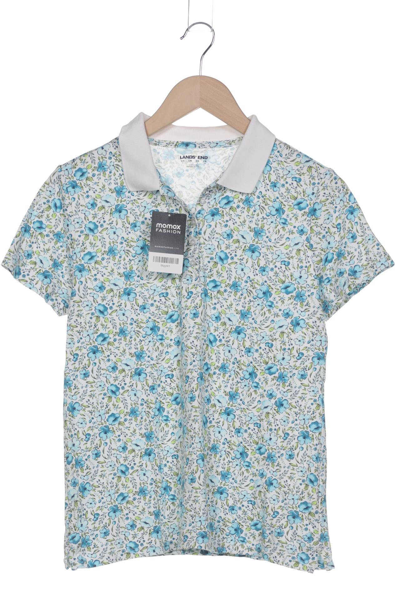 

Lands End Damen Poloshirt, blau, Gr. 36